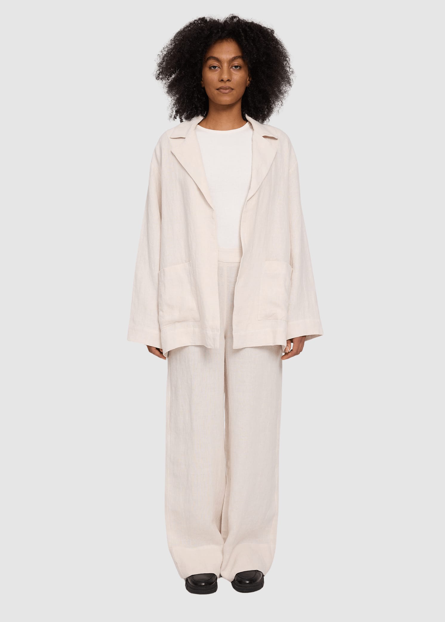 Linen Blazer Moon Linen Blazer Moon