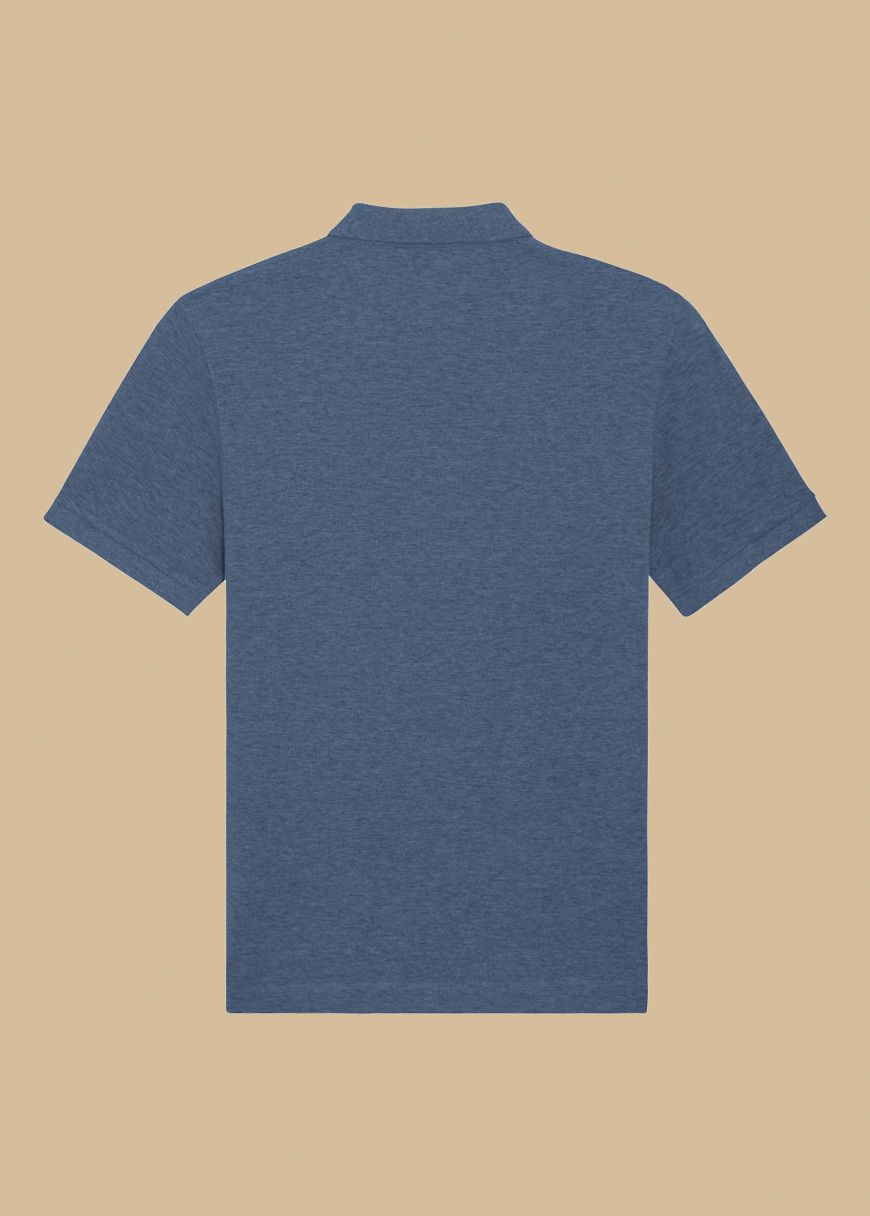 Classic Poloshirt Man Dark Heather Blue