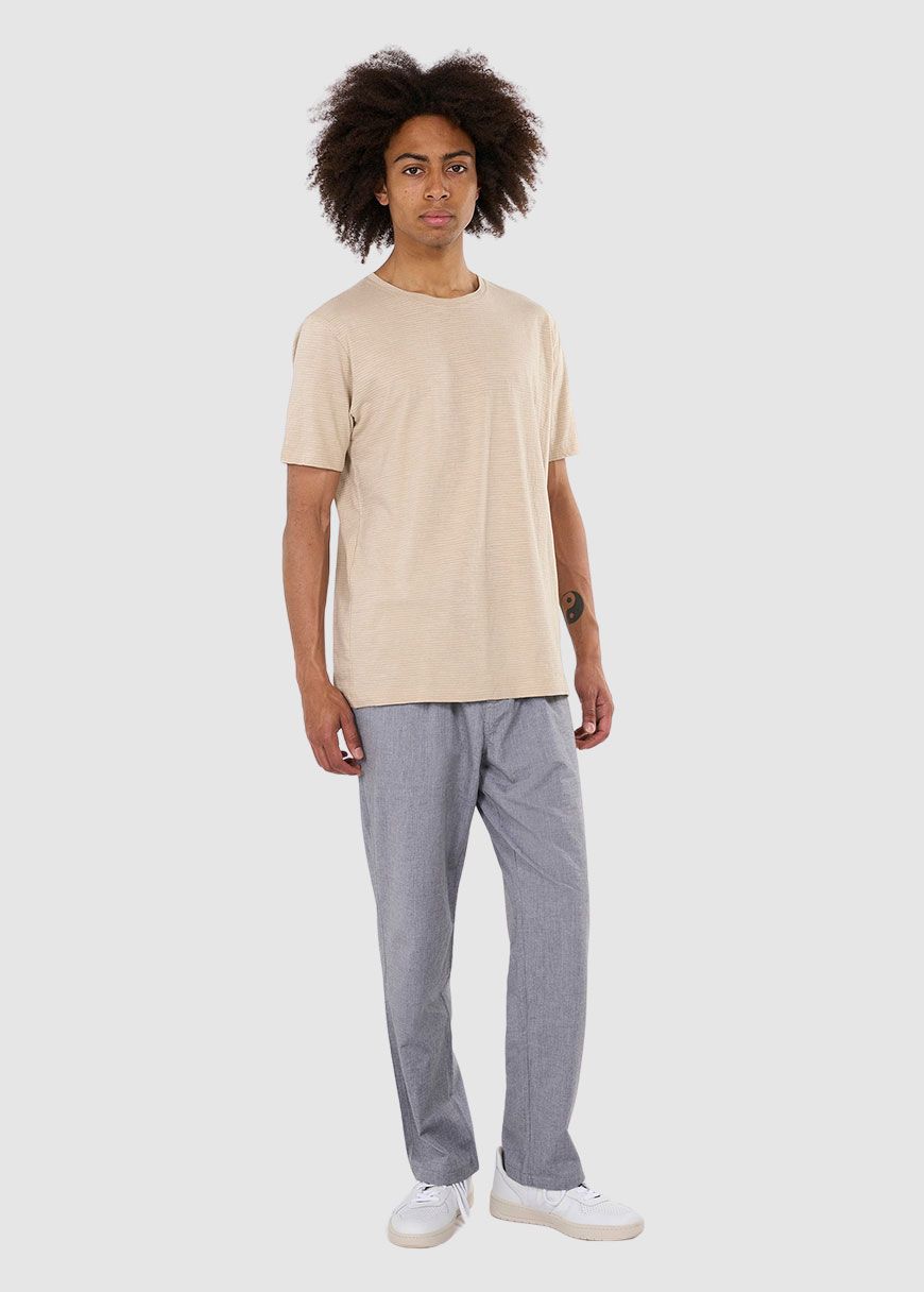 Narrow Striped Slub T-Shirt Narrow Striped Slub T-Shirt