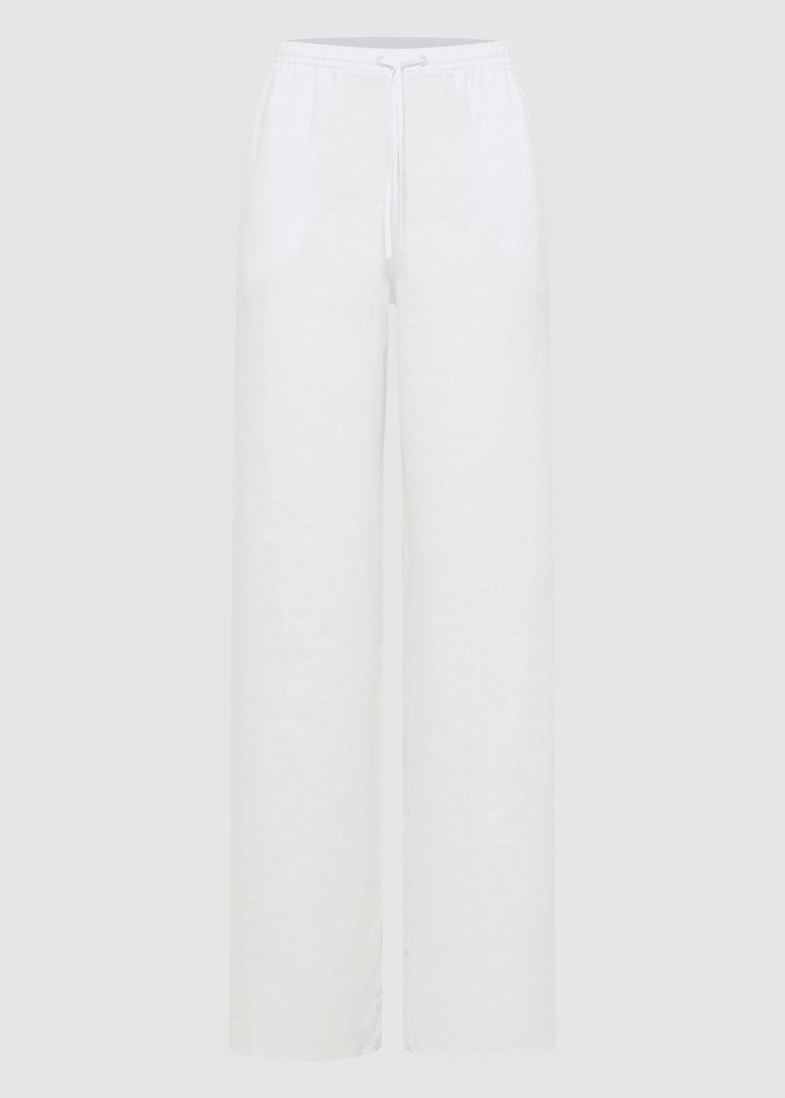 Hose Mit Tunnelzug Bright White
