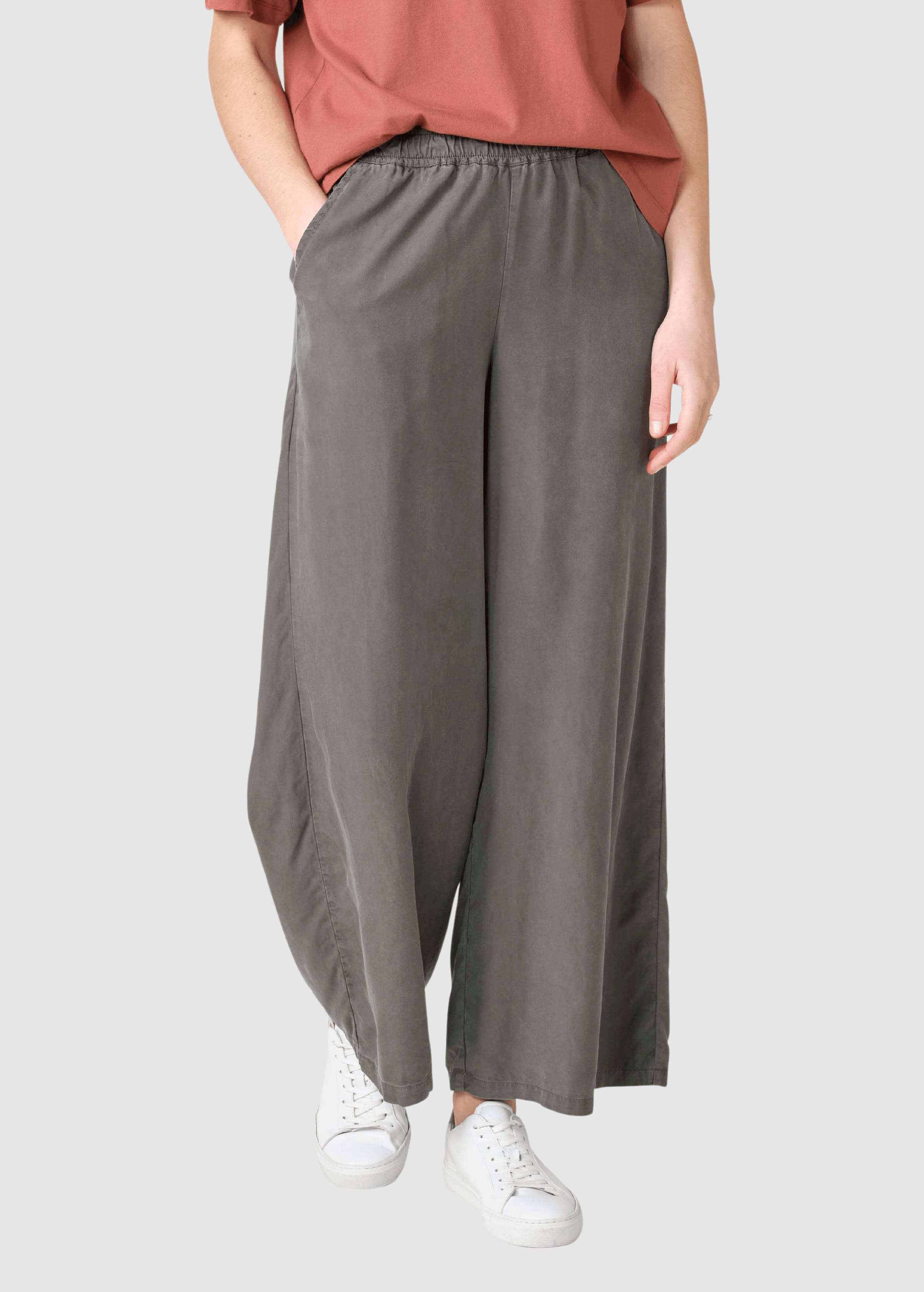 Kaja Lyocell Pants Taupe Kaja Lyocell Pants Taupe