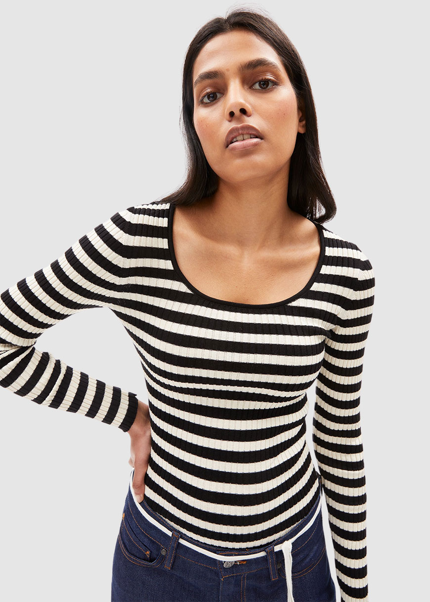 Alaania Crewneck Stripes Alaania Crewneck Stripes