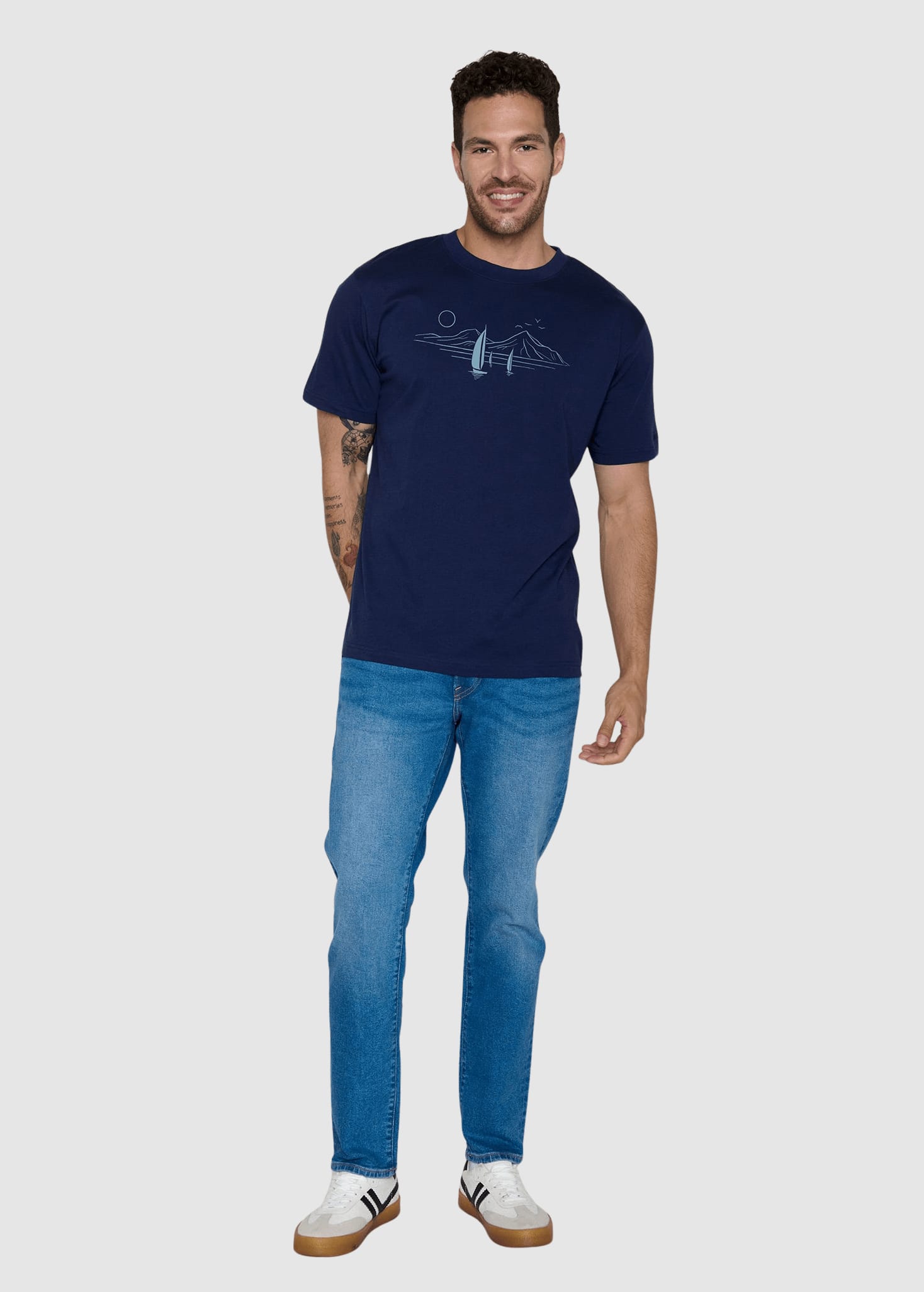 Sail Away Fusion T-Shirt Navy