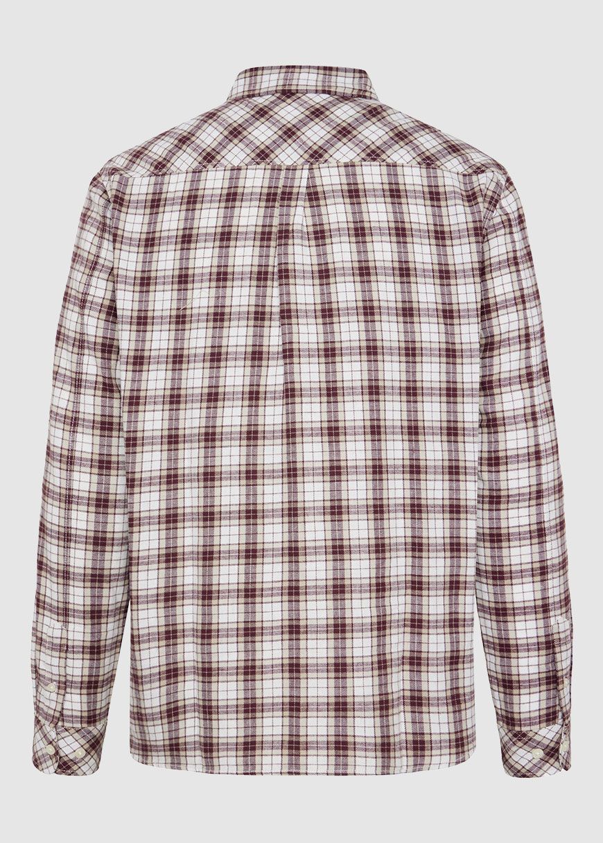 knowledge_cotton_apparel_checked_flannel_shirt_AW_25_KCA_1090150_7025_Red_Check_2_8ae22f13d2 Checked Flannel Shirt