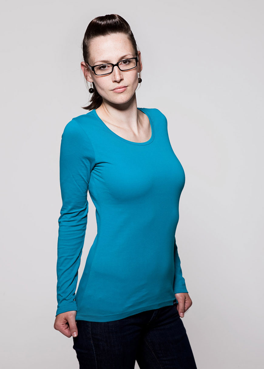 Basic Longsleeve Petrol Basic Longsleeve Petrol