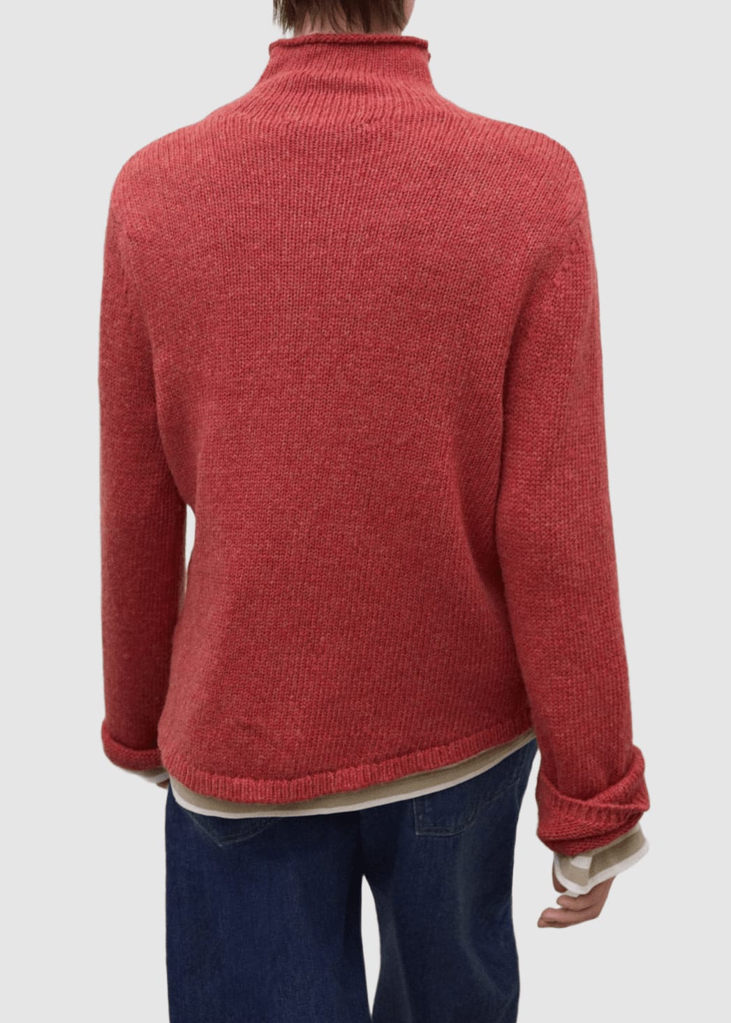 Kira Knit Woman Dark Orange