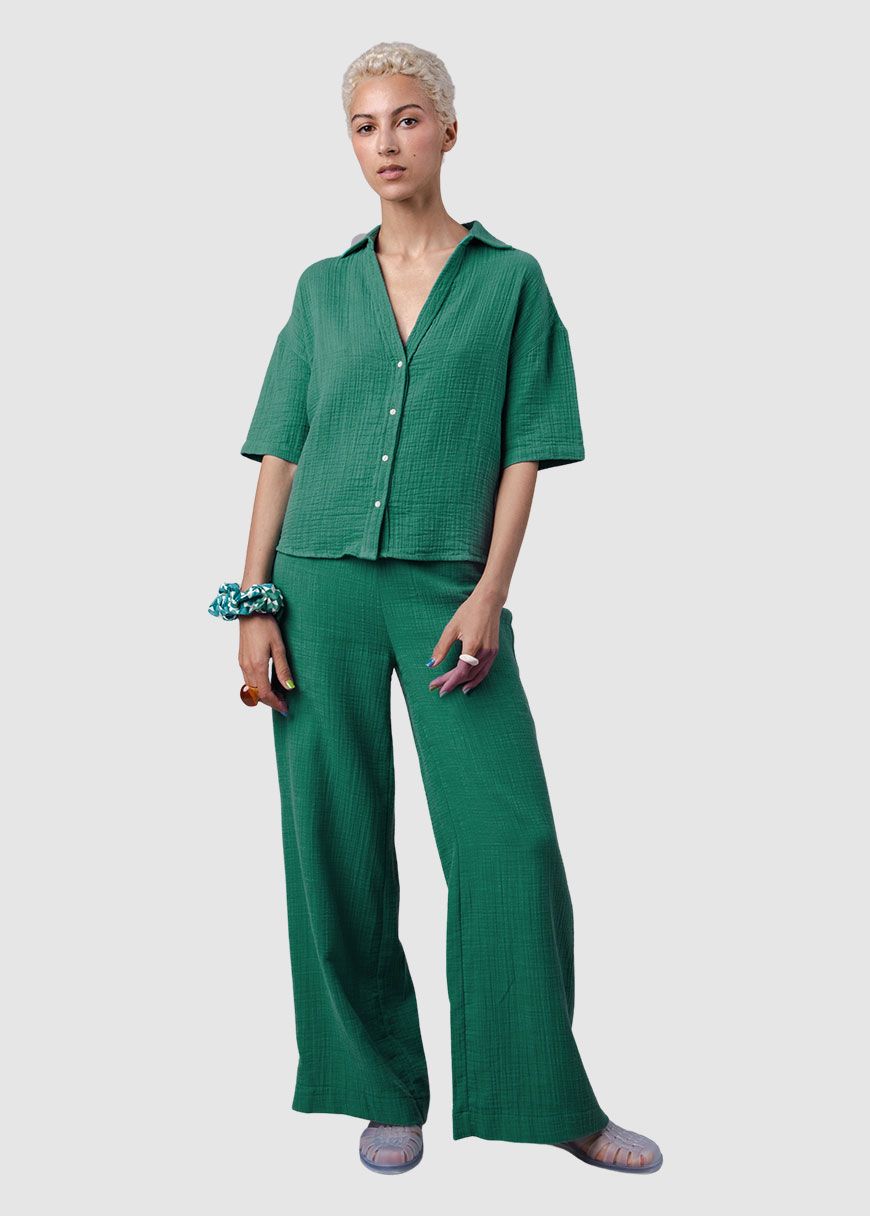 Bubble Wide Leg Pants Bubble Wide Leg Pants