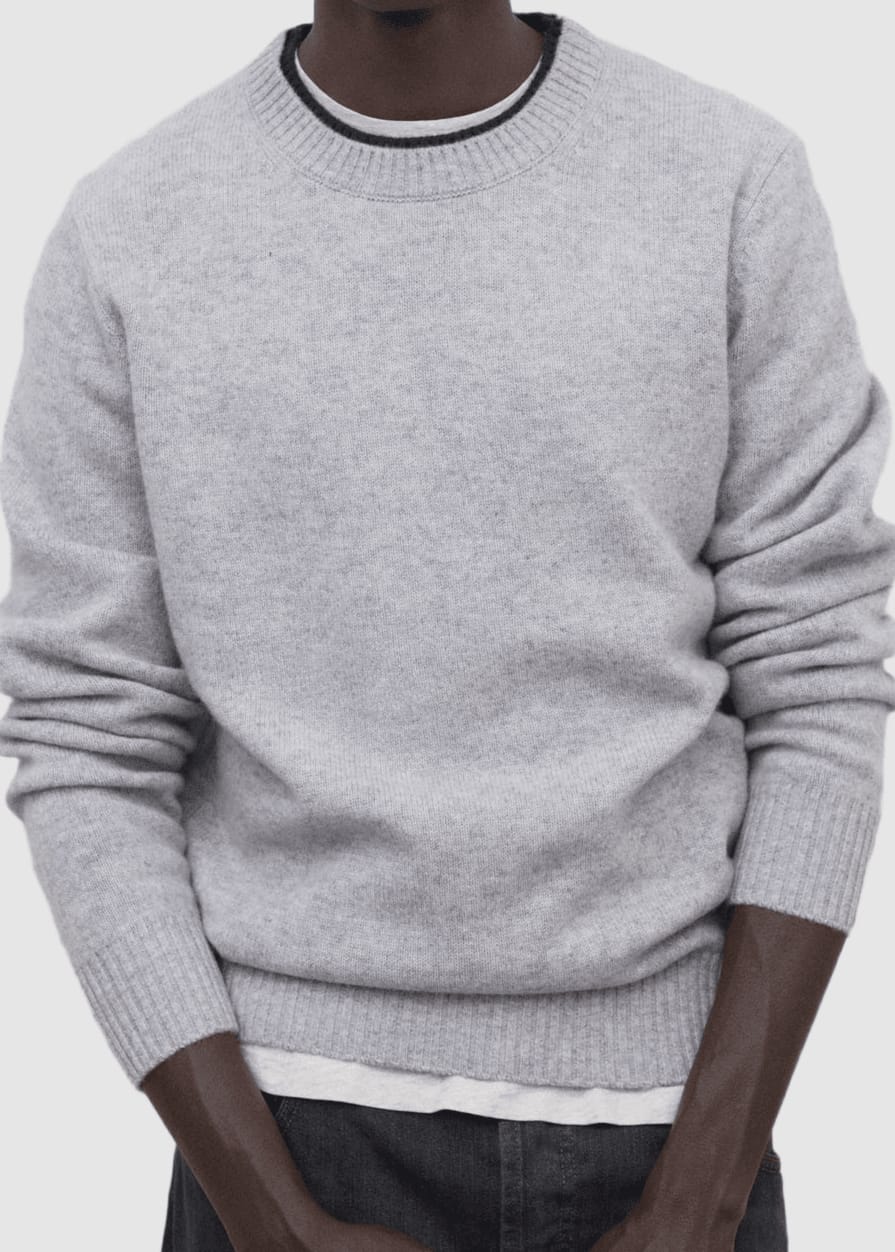 Marula Knit Man Light Grey Melange