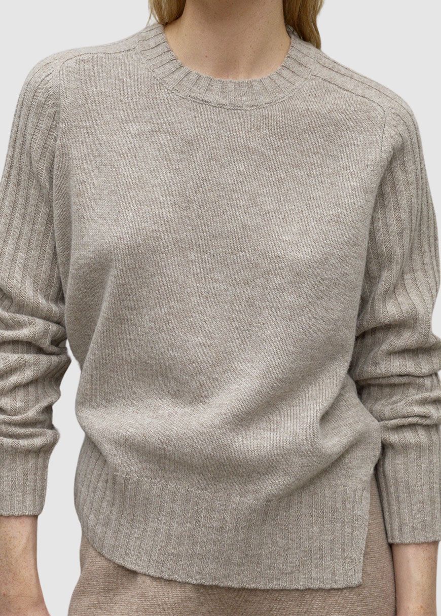 Eucaliptoalf Round Knit Woman Eucaliptoalf Round Knit Woman