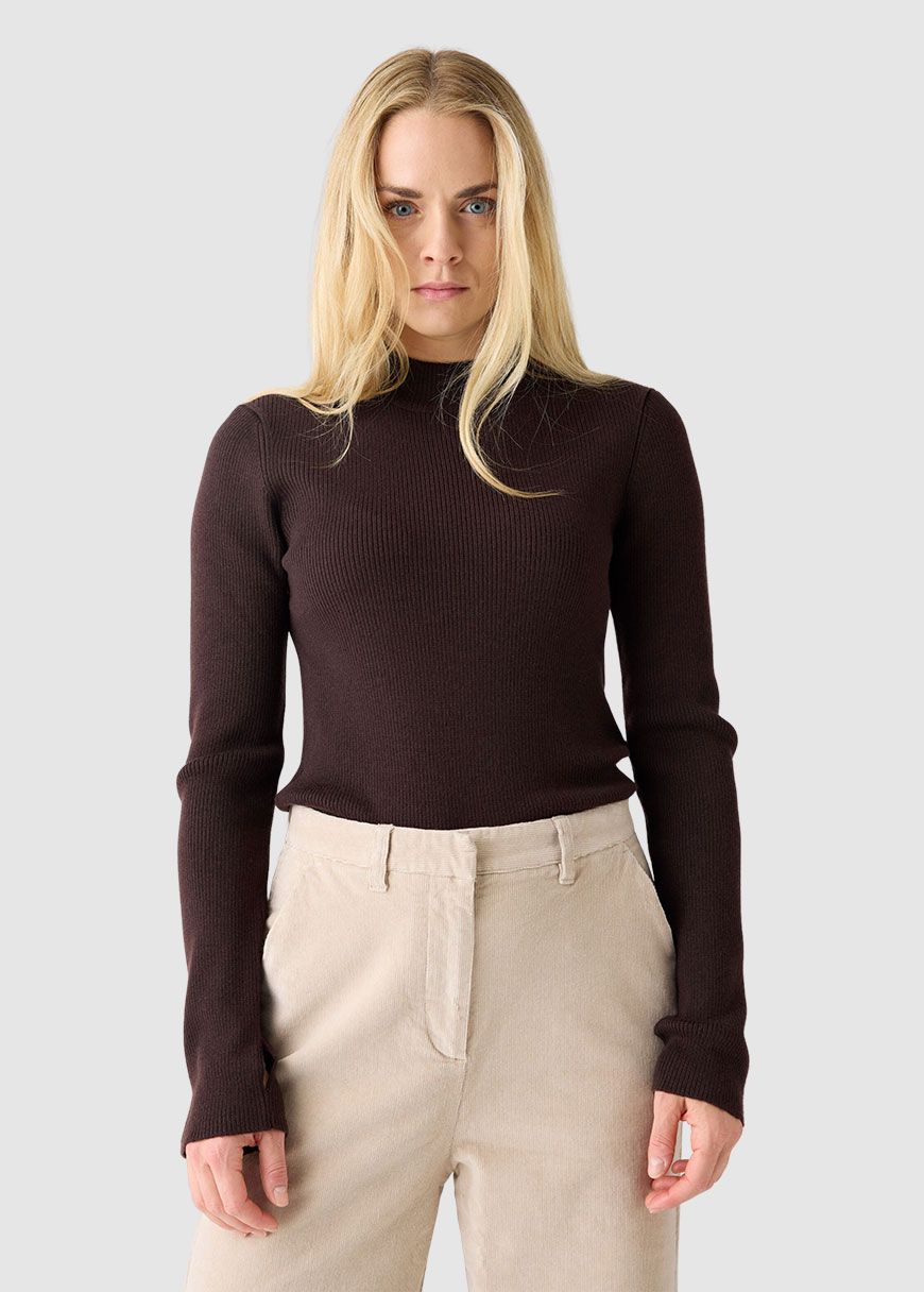 knowledge_cotton_apparel_merino_wool_rib_knit_AW_25_KCA_2080104_1487_Chocolate_Torte_1_8cbd664546 Merino Wool Rib Knit