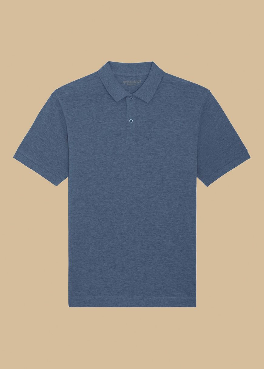 Classic Poloshirt Man Dark Heather Blue