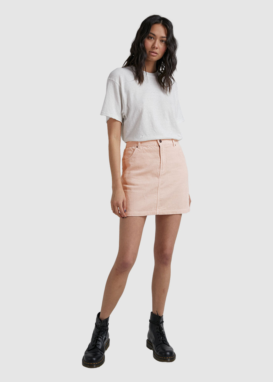 Hazel Hemp Corduroy Mid Rise Skirt Hazel Hemp Corduroy Mid Rise Skirt