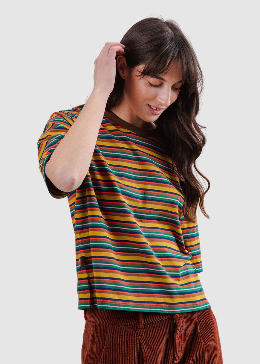 Stripes Squared Tee