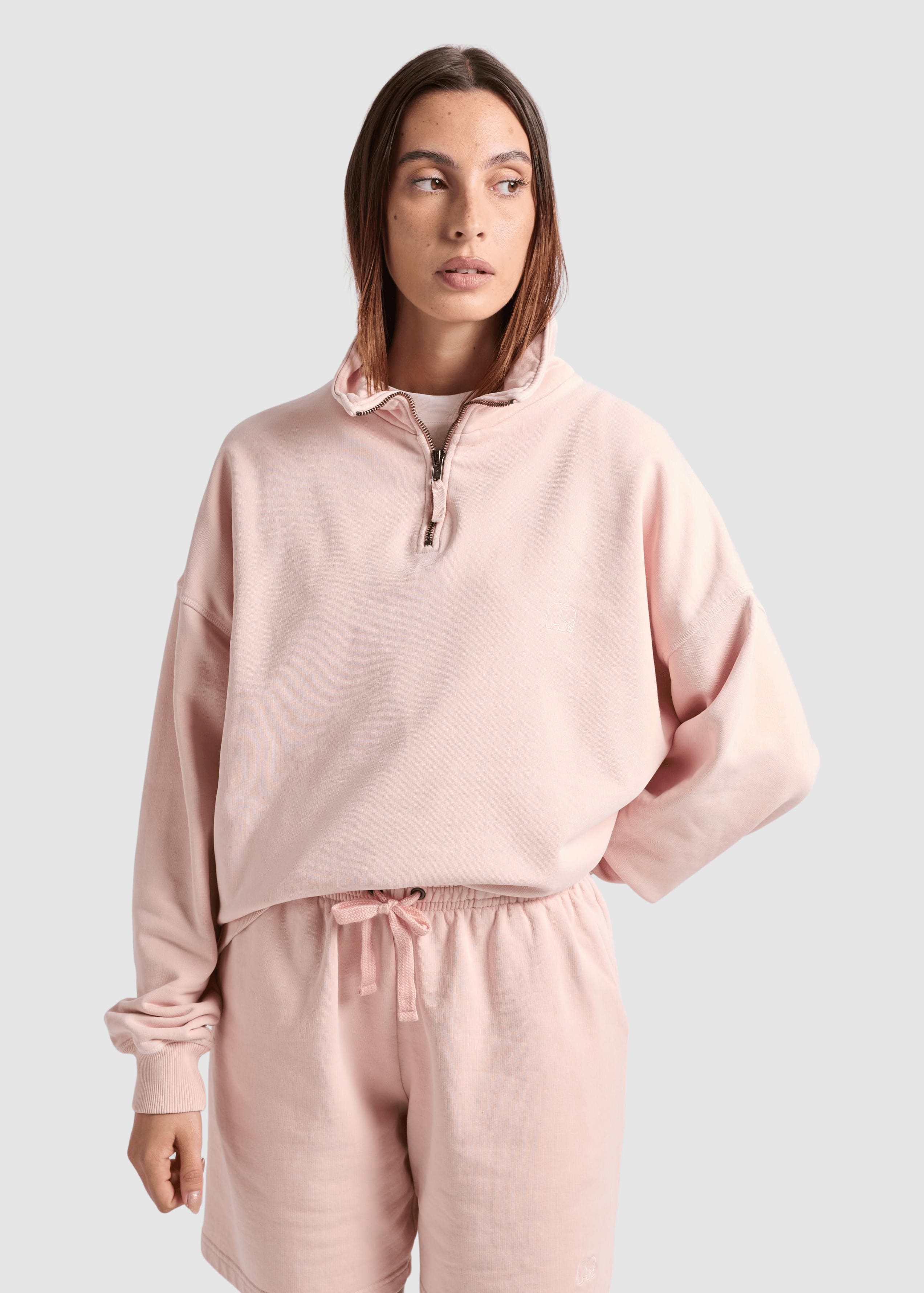trendsplant-women-s-sunwashed-essential-quarter-zip-sweatshirt-lotus-pink-1.jpeg Women's Sunwashed Essential Quarter Zip Sweatshirt Lotus Pink