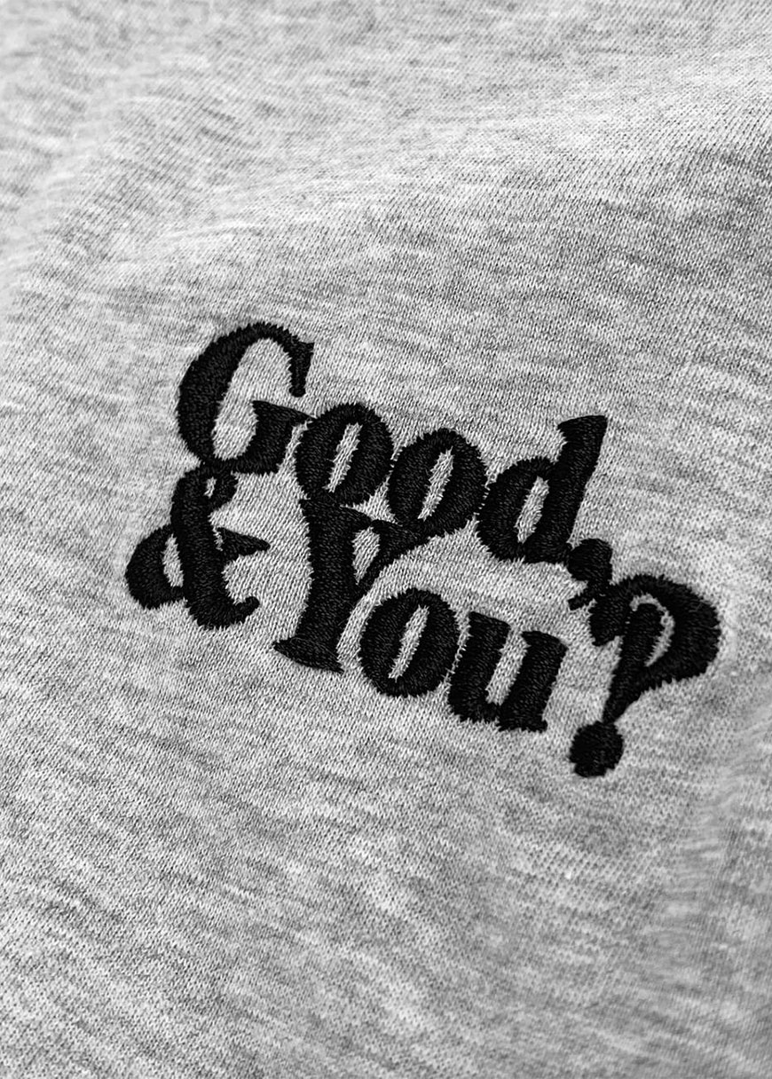 T-Shirt Stockholm Good and You Grey-Melange T-Shirt Stockholm Good and You Grey-Melange