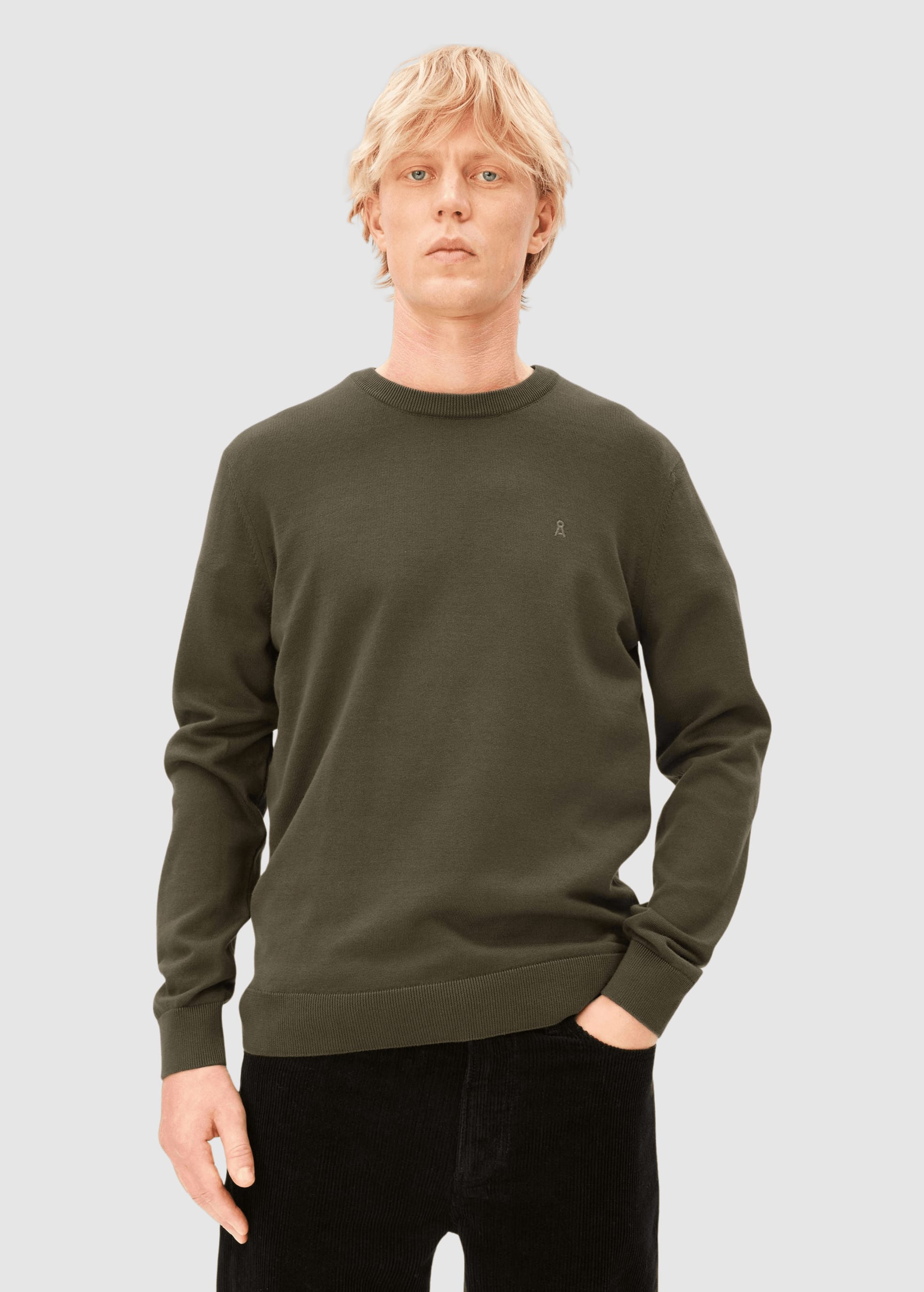 Loukaa Knit Sweater Dark Earth