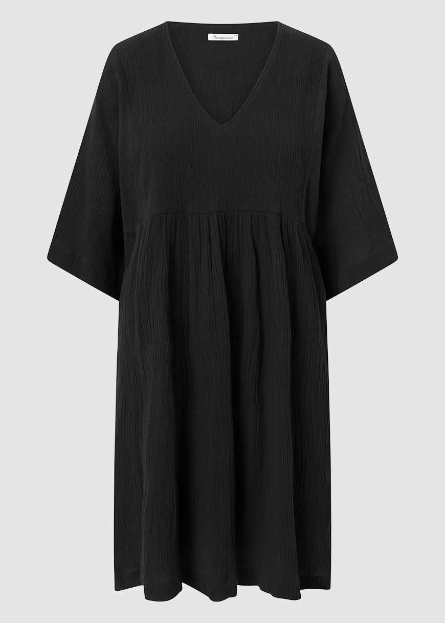 Cotton Crepe A-Shape Dress