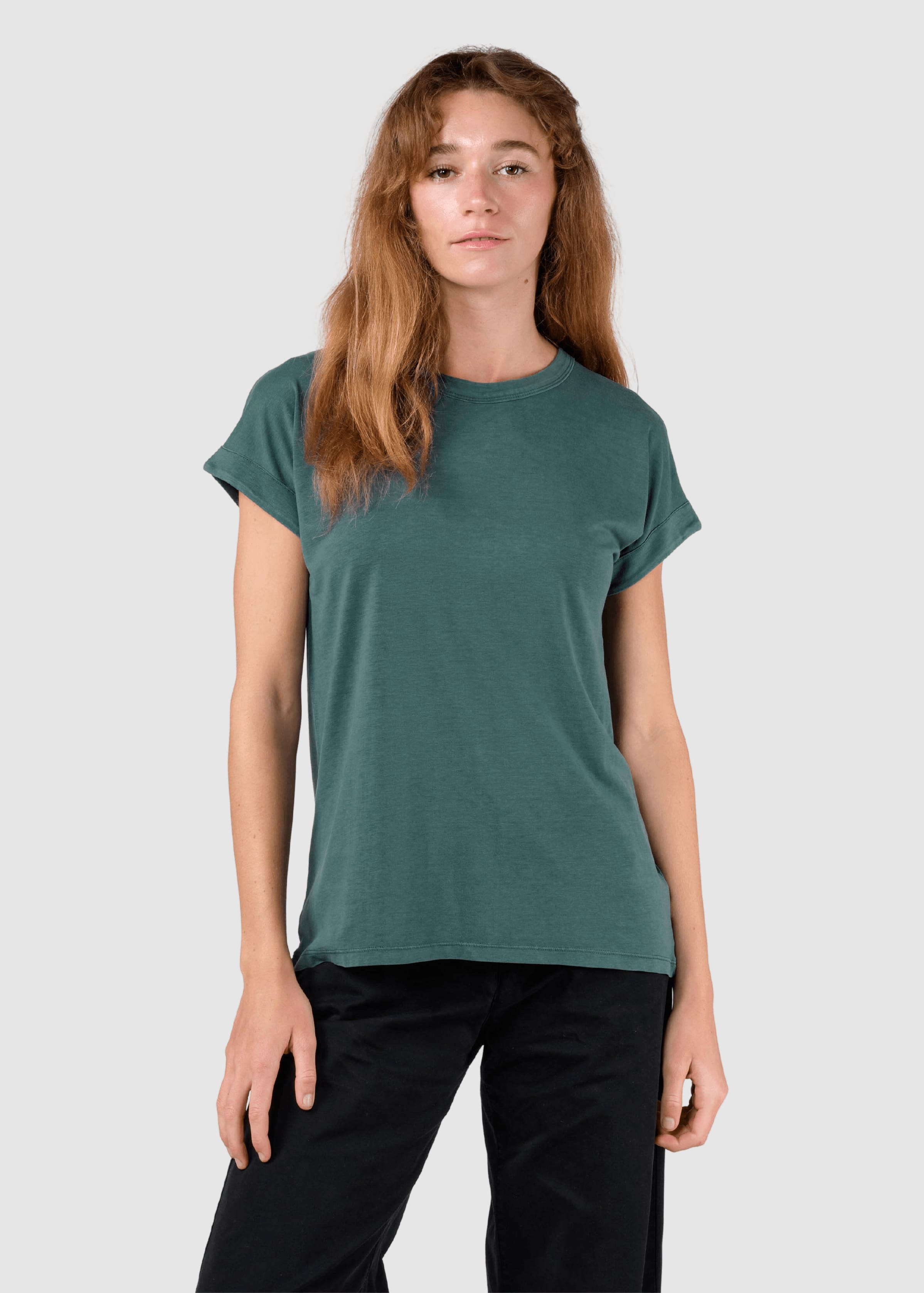 Sigrid Tee Ocs Moss Green Sigrid Tee Ocs Moss Green