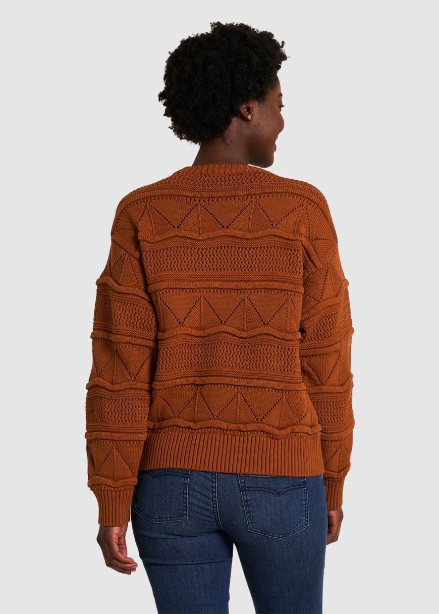 Gemusterter Strickpullover