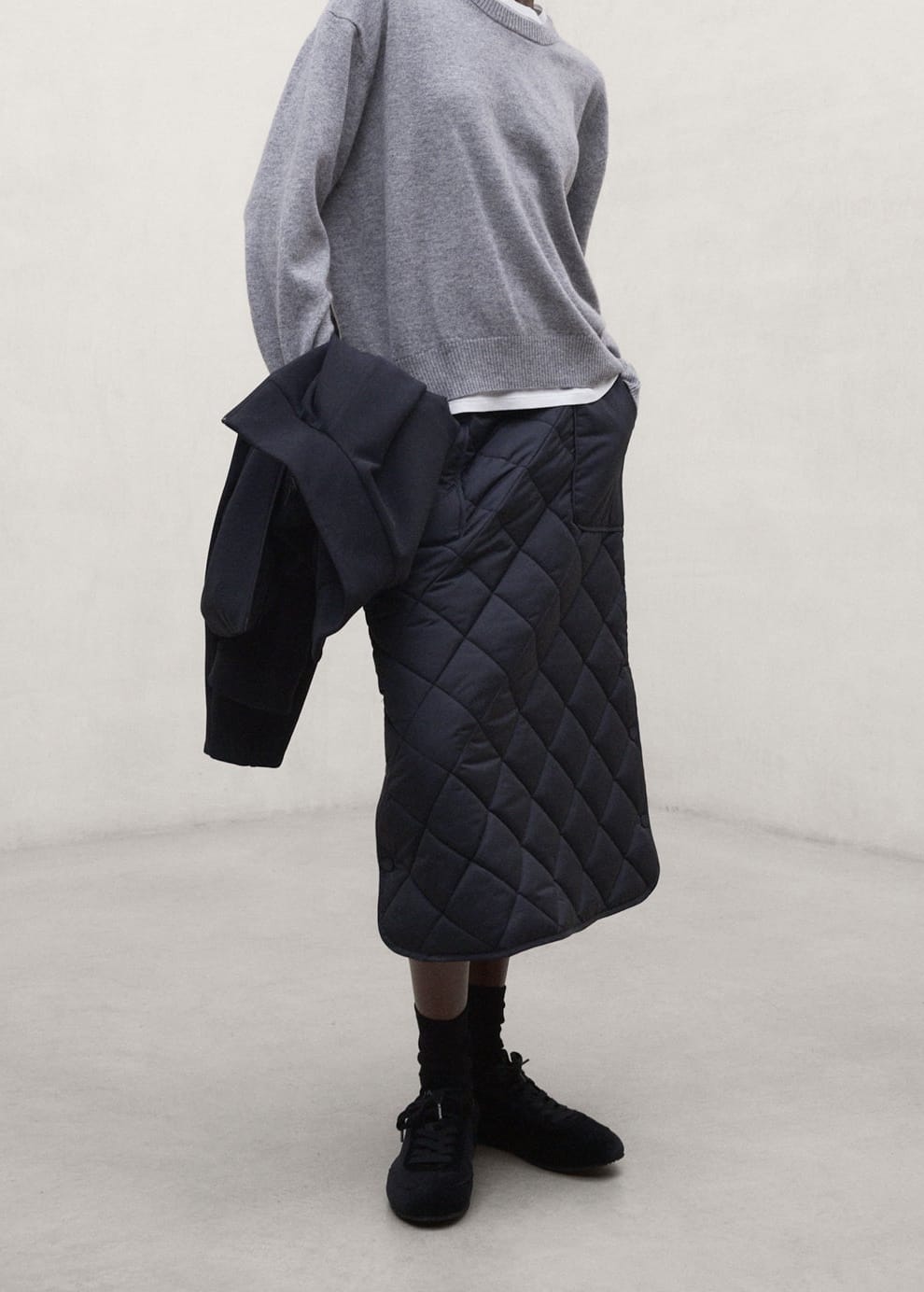 Cosmos Knit Woman Medium Grey Melange