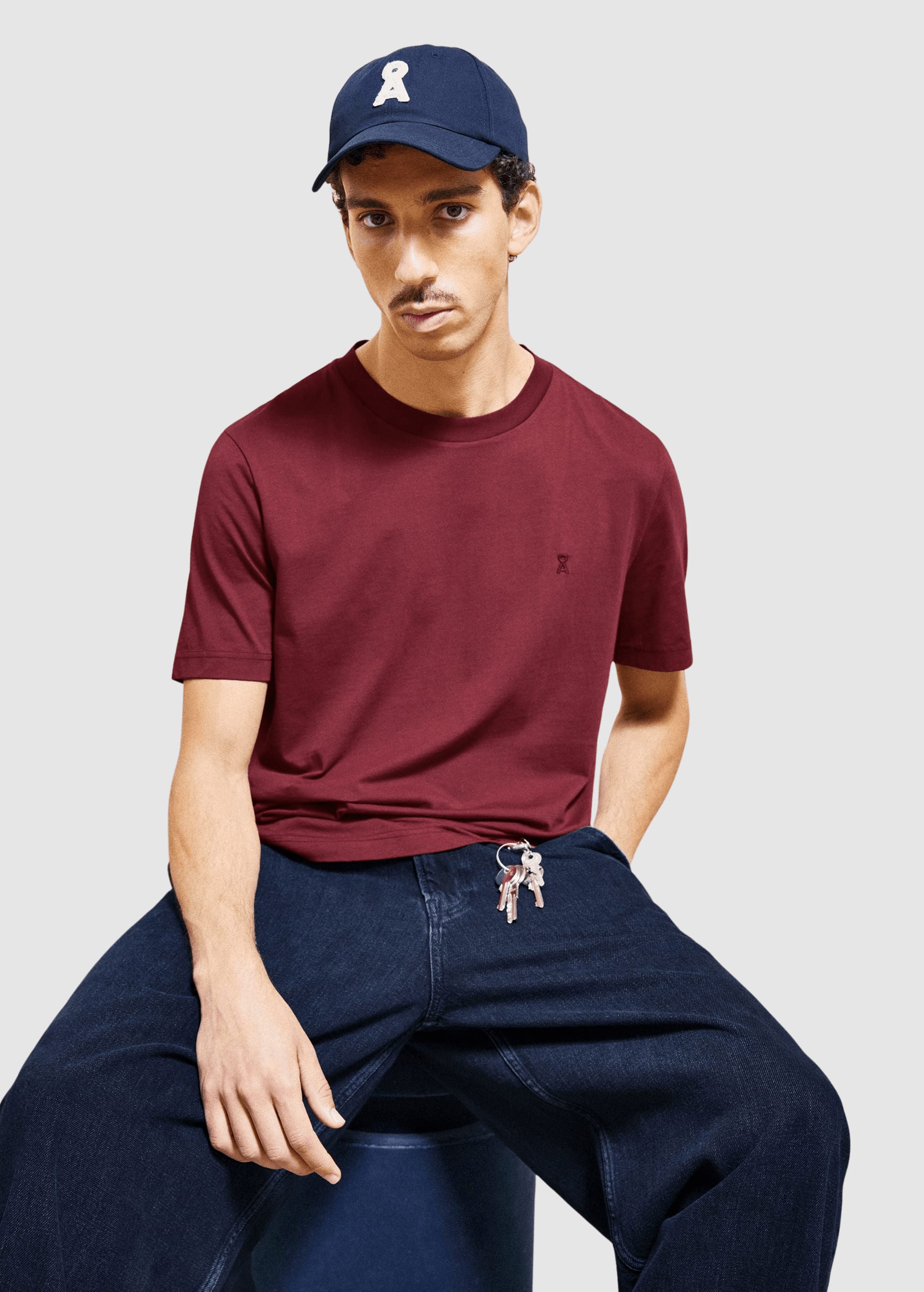 armedangels-jaames-t-shirt-velvet-red-4.jpeg Jaames T-Shirt Velvet Red