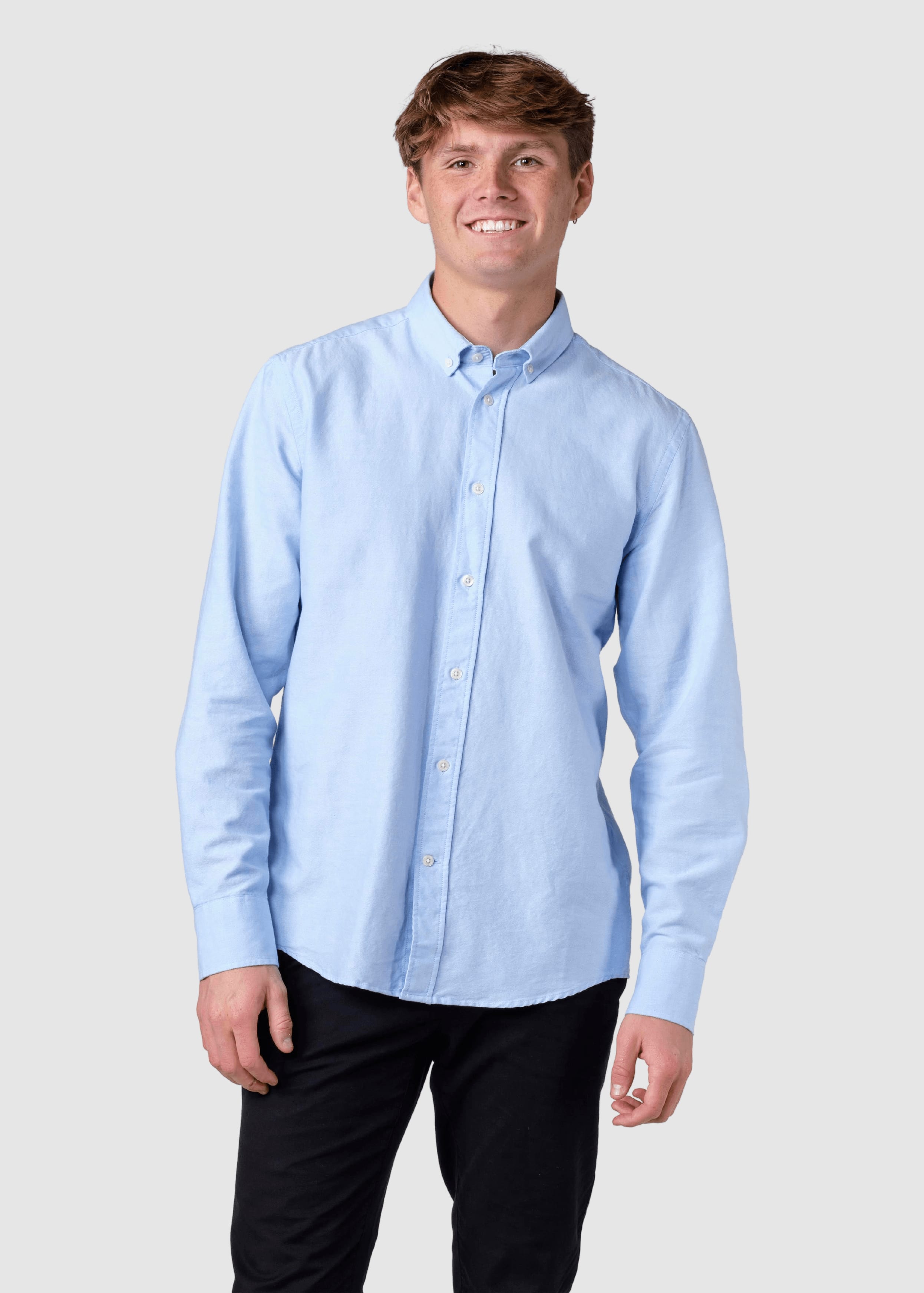 Basic Shirt Blue Melange