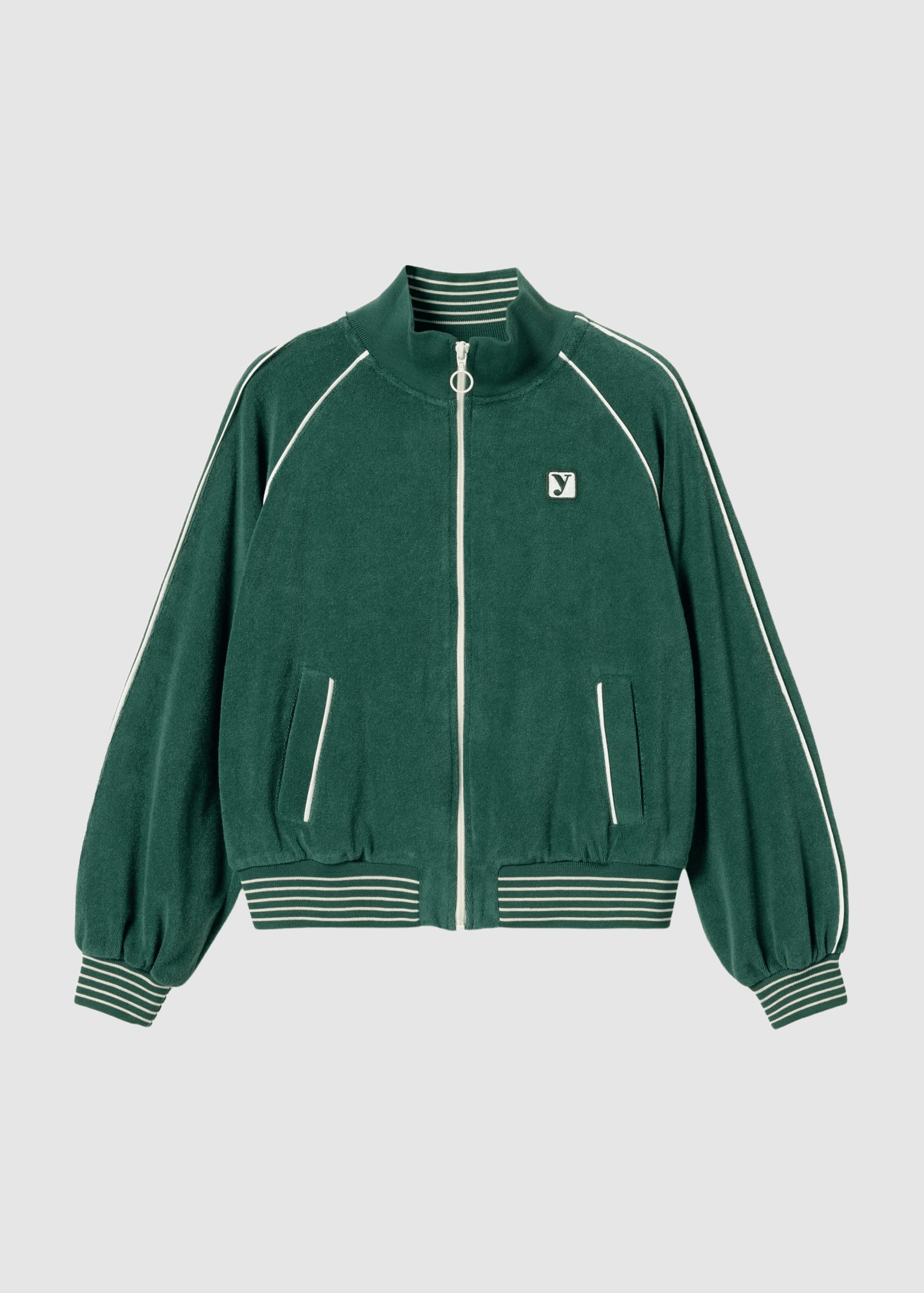 Retro Rally College Jacket Green Retro Rally College Jacket Green