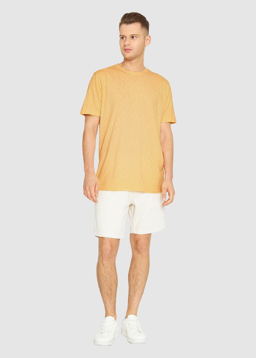 Narrow Striped Slub T-Shirt Narrow Striped Slub T-Shirt