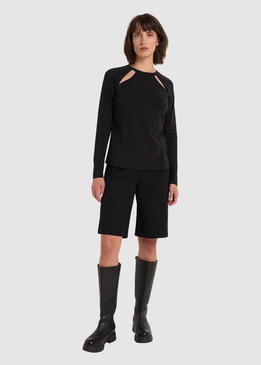 Raglanshirt mit Cut-Out Raglanshirt mit Cut-Out