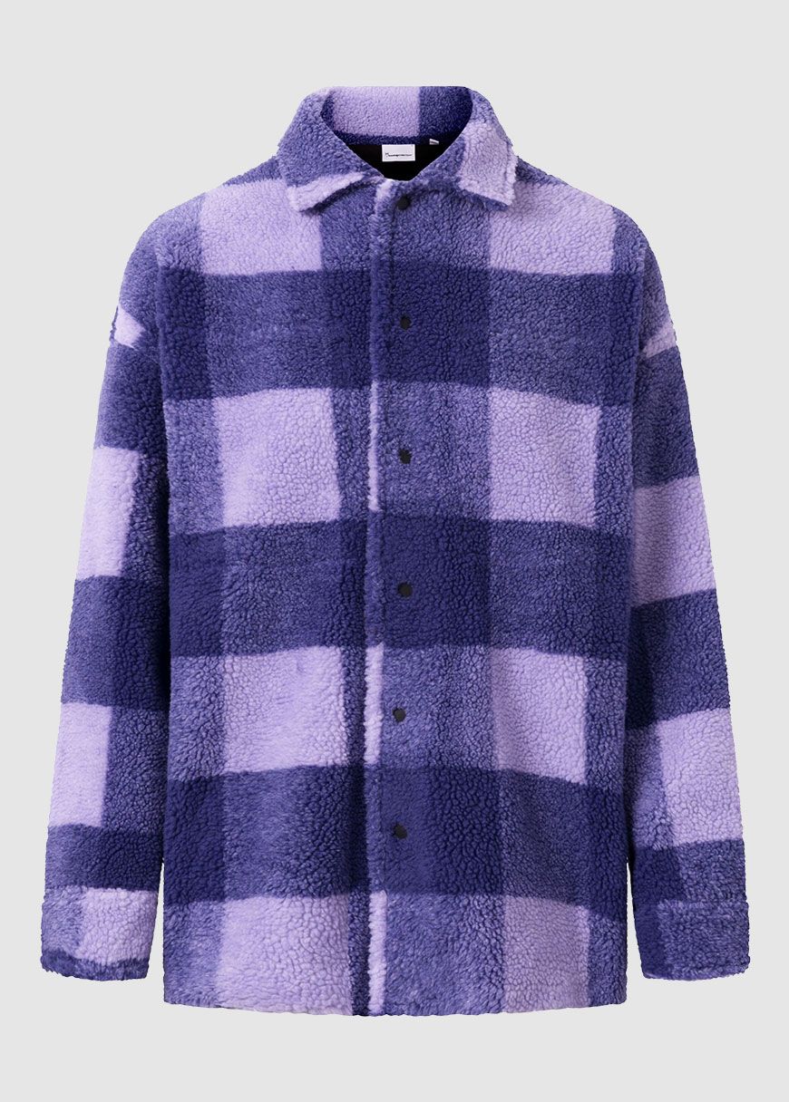 Checked Teddy Overshirt