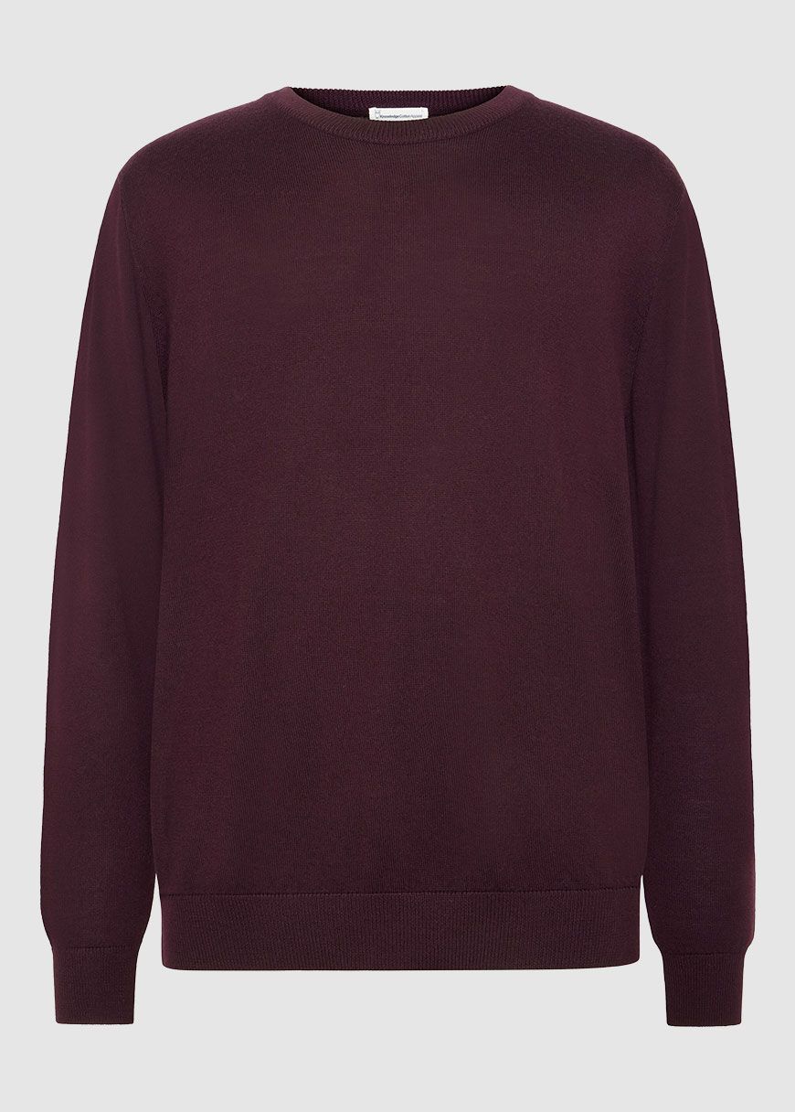 knowledge_cotton_apparel_regular_merino_knit_crew_neck_AW_25_KCA_1080068_1281_Fig_1_16c471e292 Regular Merino Knit Crew Neck