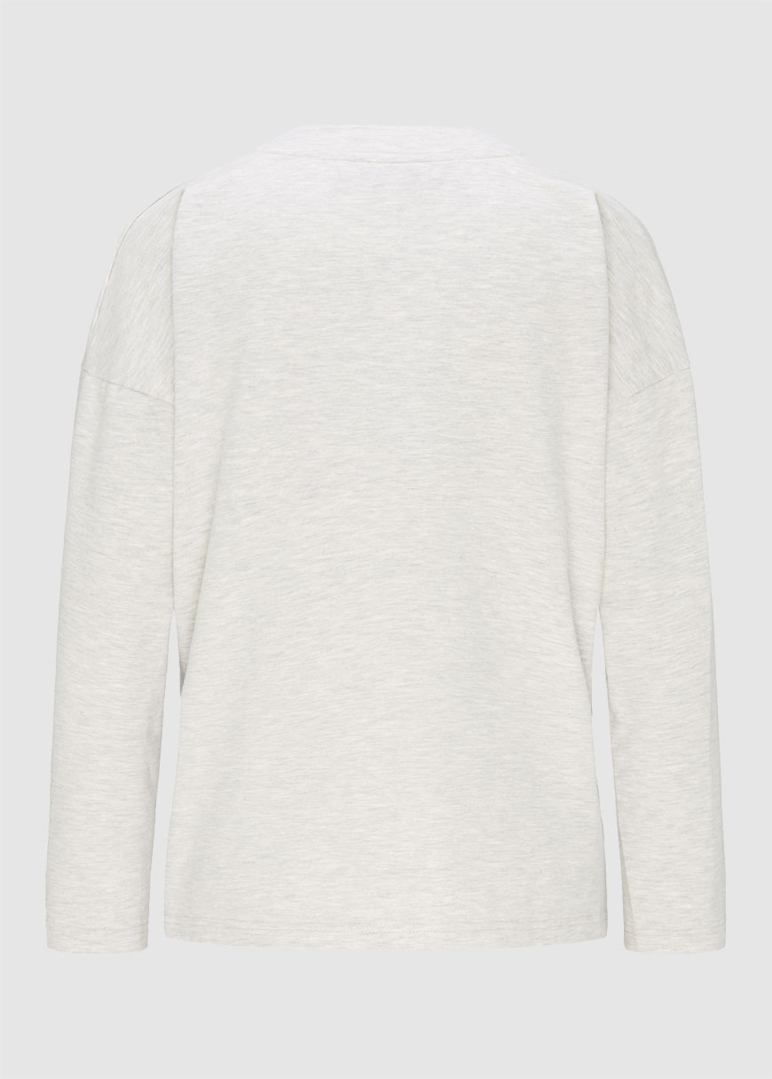 Casual V-Neck Sweatshirt