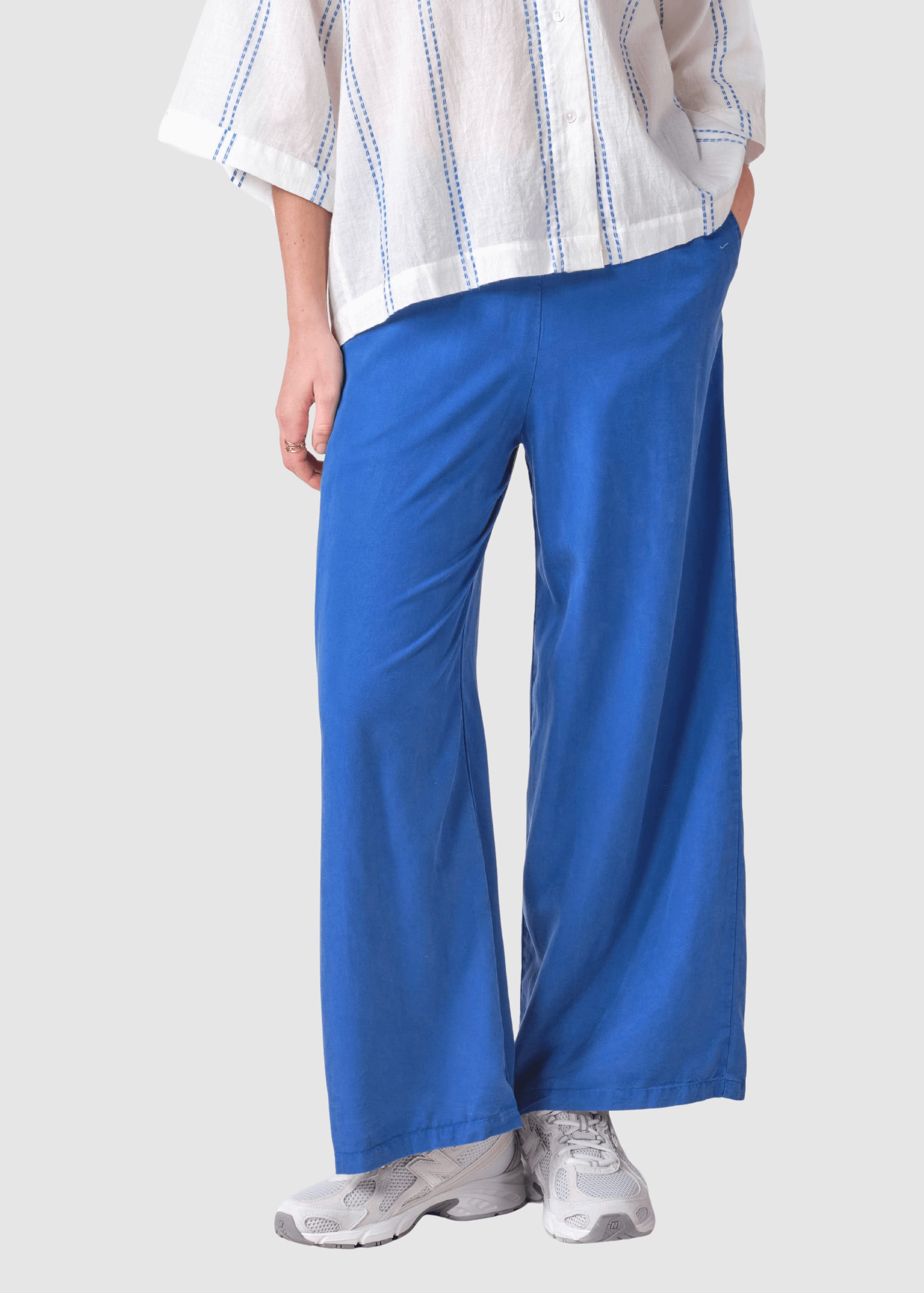 Kaja Lyocell Pants Surf Blue Kaja Lyocell Pants Surf Blue