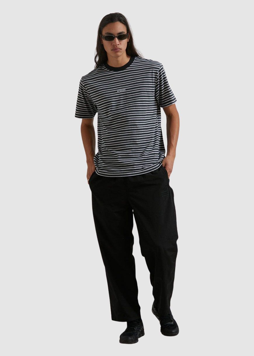 Ender Recycled Stripe Retro Fit Tee Ender Recycled Stripe Retro Fit Tee