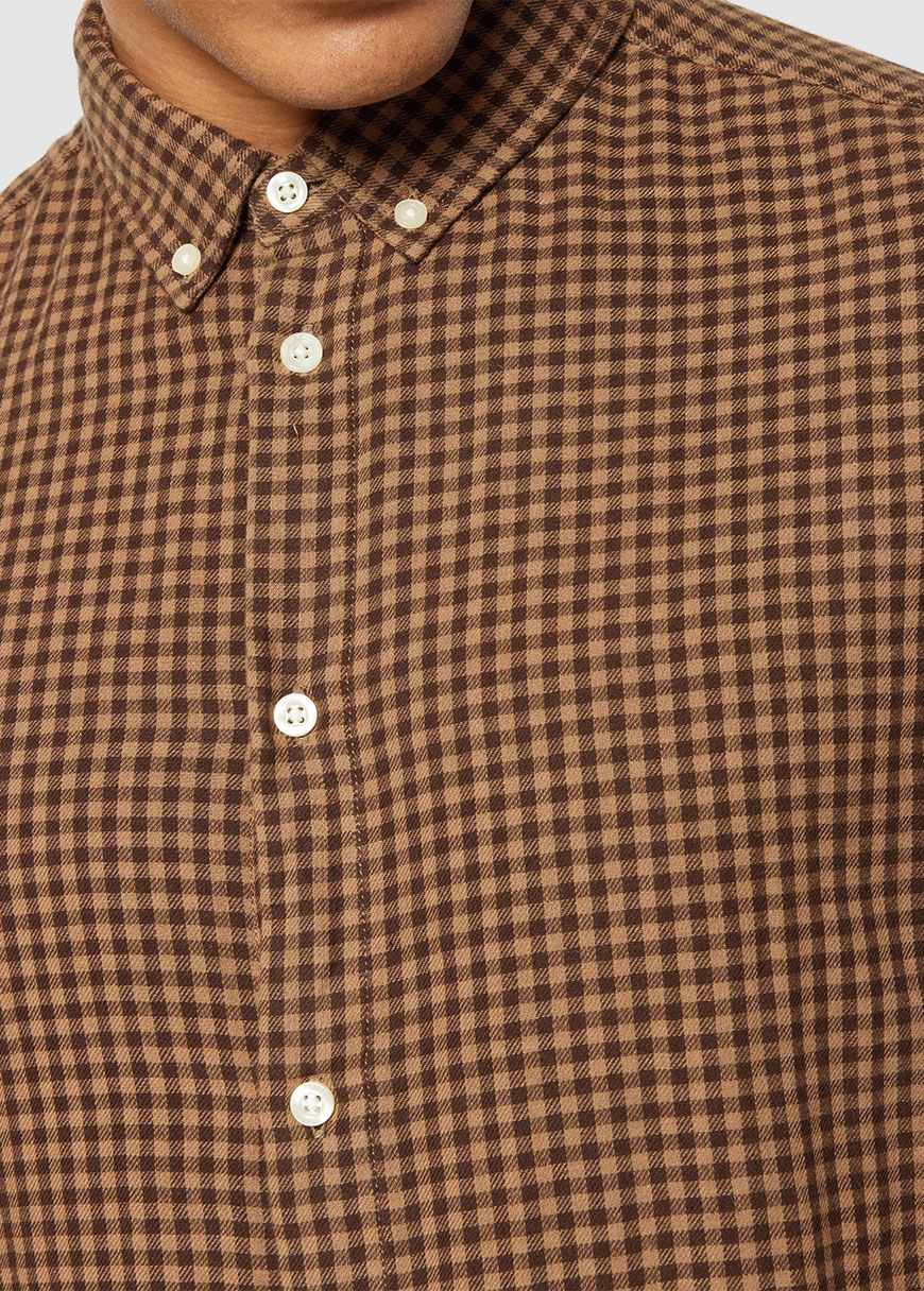 Regular Fit Double Layer Checkered Shirt Regular Fit Double Layer Checkered Shirt