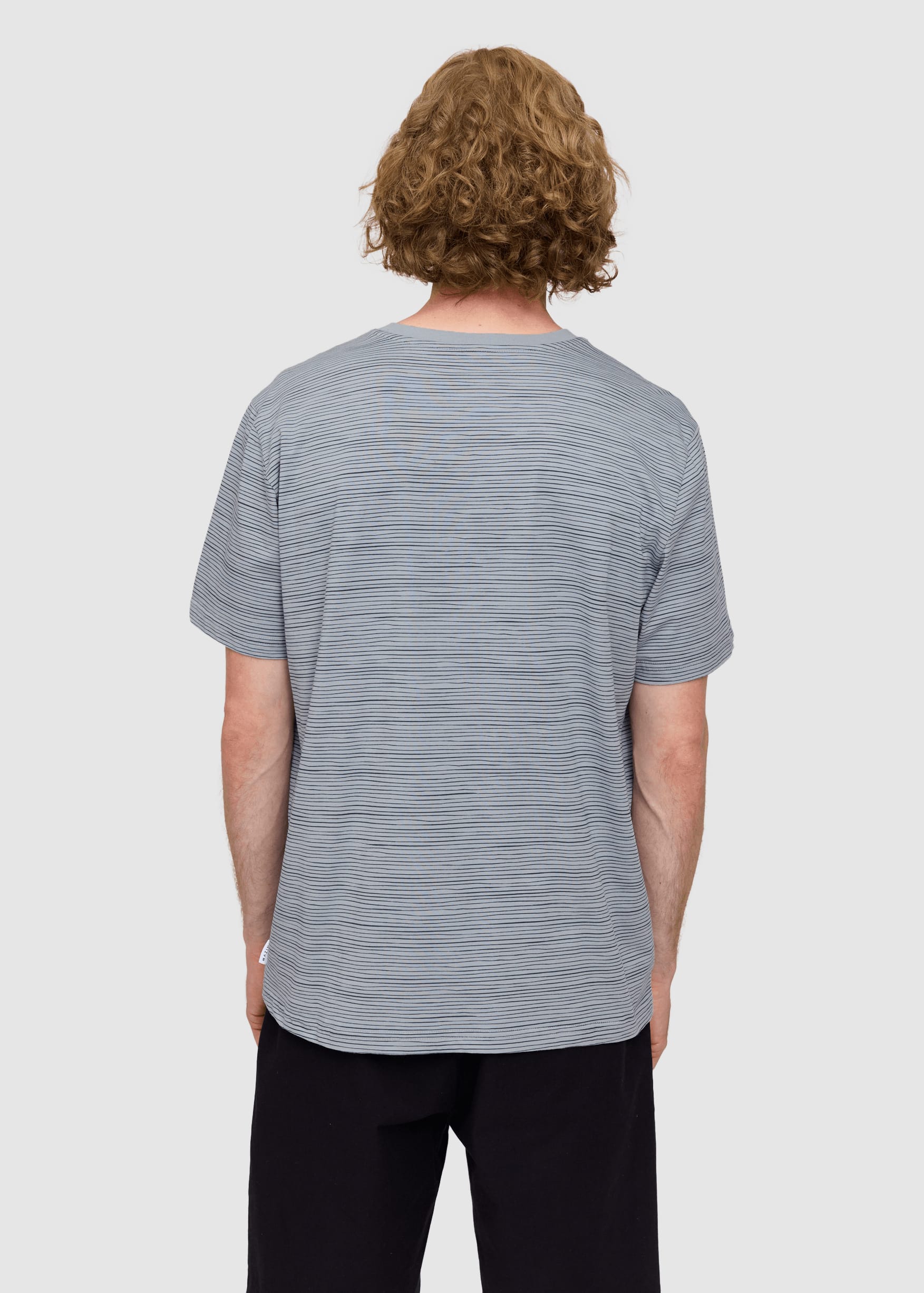 Wobbly Striped T-Shirt Ice Blue/blue Night Wobbly Striped T-Shirt Ice Blue/blue Night