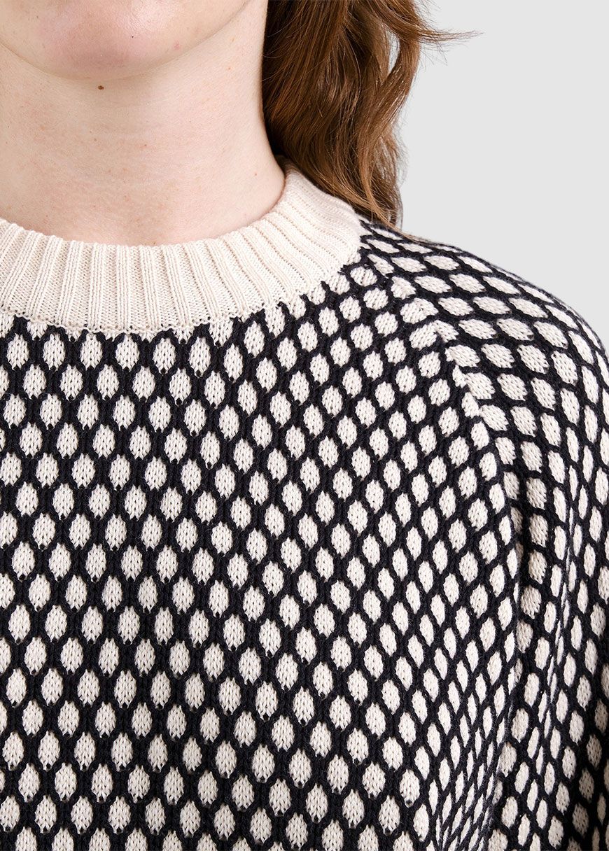dedicated_sweater_husie_bubble_knit_AW_25_DED_23190_Black_Vanilla_White_5_09969799f7 Sweater Husie Bubble Knit