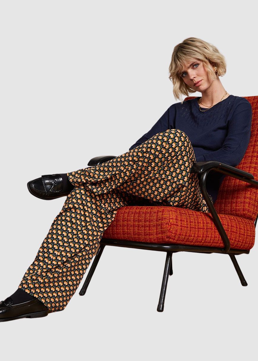 Border Palazzo Pants Valet Border Palazzo Pants Valet
