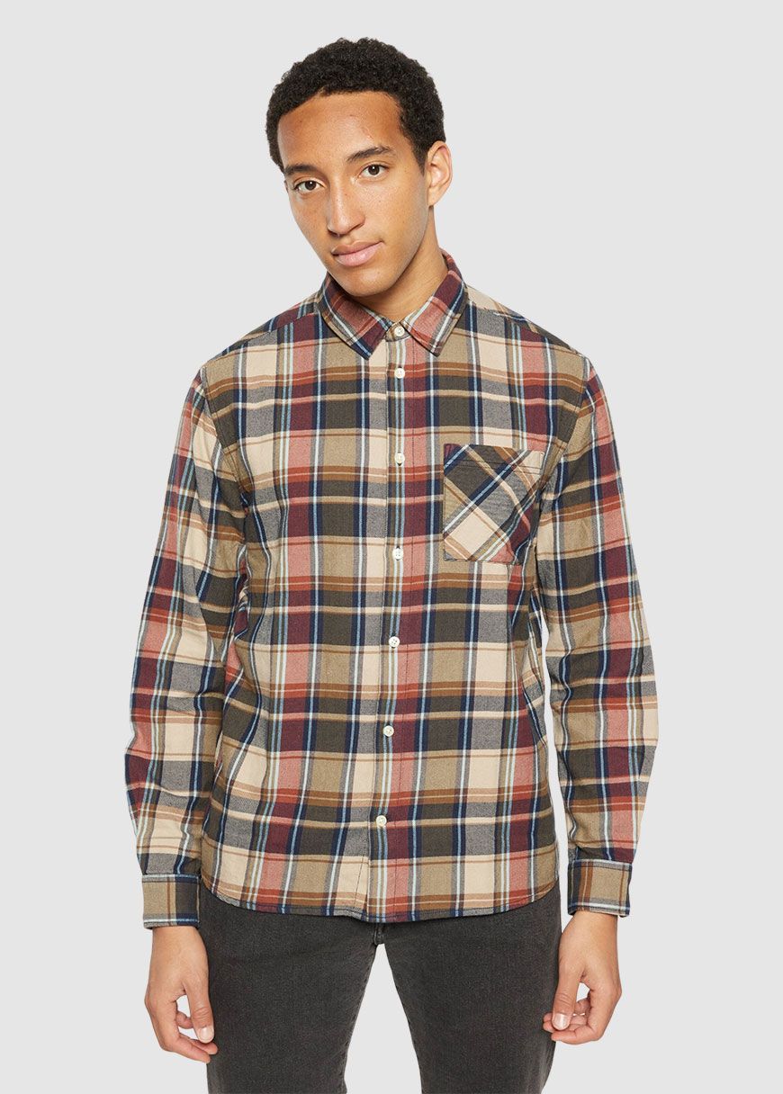 Regular Light Flannel Checkered Shirt Regular Light Flannel Checkered Shirt