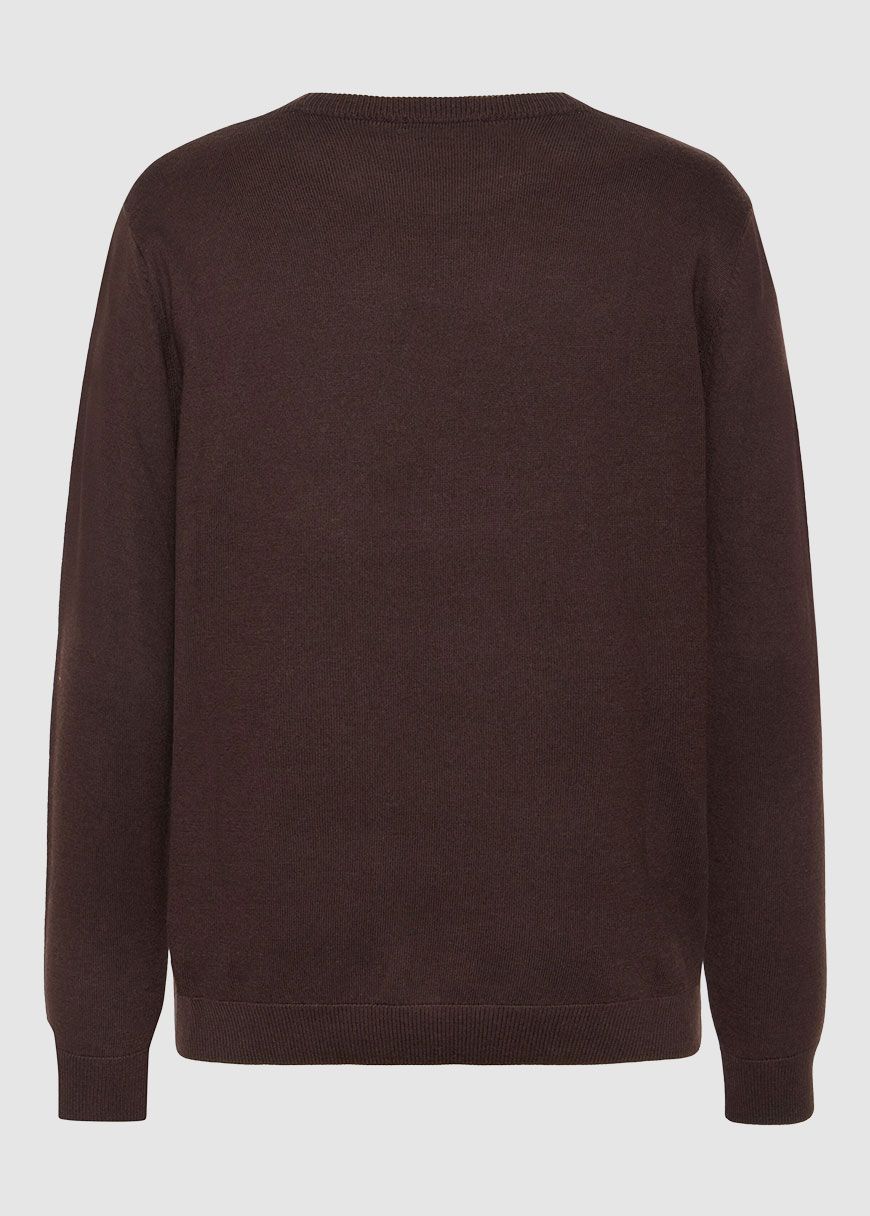 knowledge_cotton_apparel_regular_merino_knit_crew_neck_AW_25_KCA_1080068_1487_Chocolate_Torte_2_9c3a9112f7 Regular Merino Knit Crew Neck