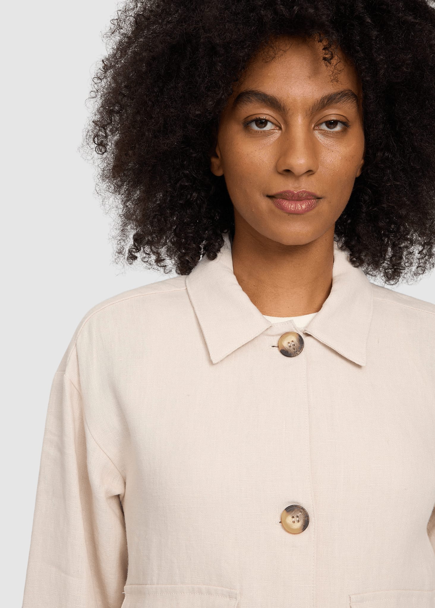 Short Linen Jacket Moon