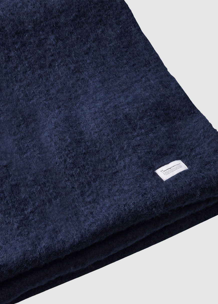 knowledge_cotton_apparel_scarf_knowledge_cotton_apparel_scarf_AW_25_KCA_4220002_1412_Night_Sky_2_0d79d6c6a6 Checked Scarf