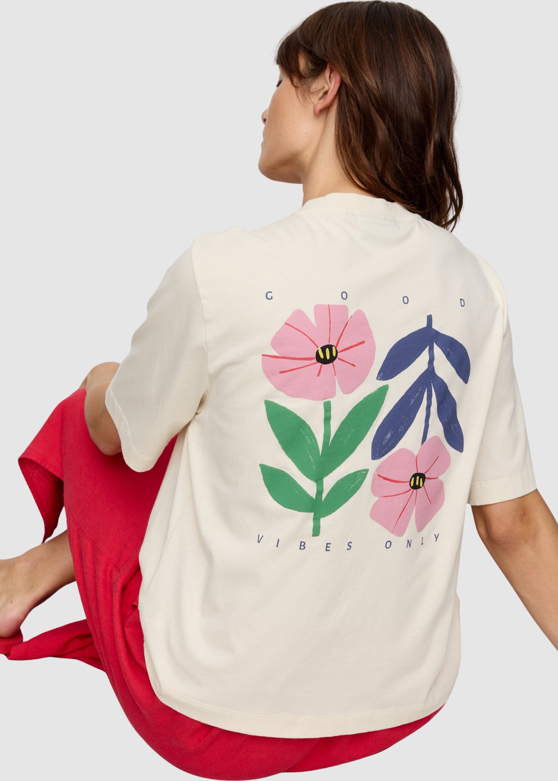 T-Shirt Azolla Good Vibes Arctic White T-Shirt Azolla Good Vibes Arctic White
