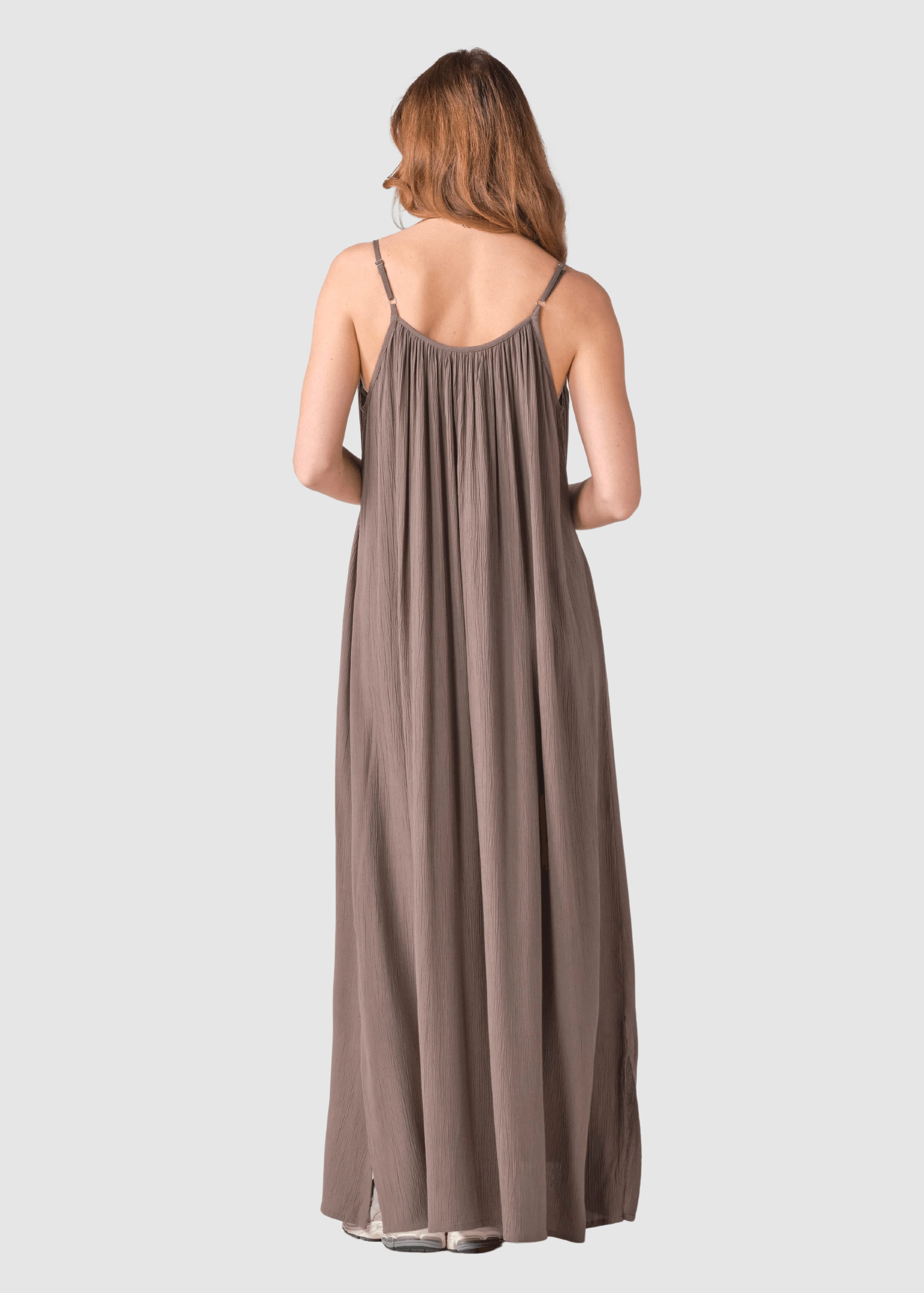 Flora Dress Taupe Flora Dress Taupe