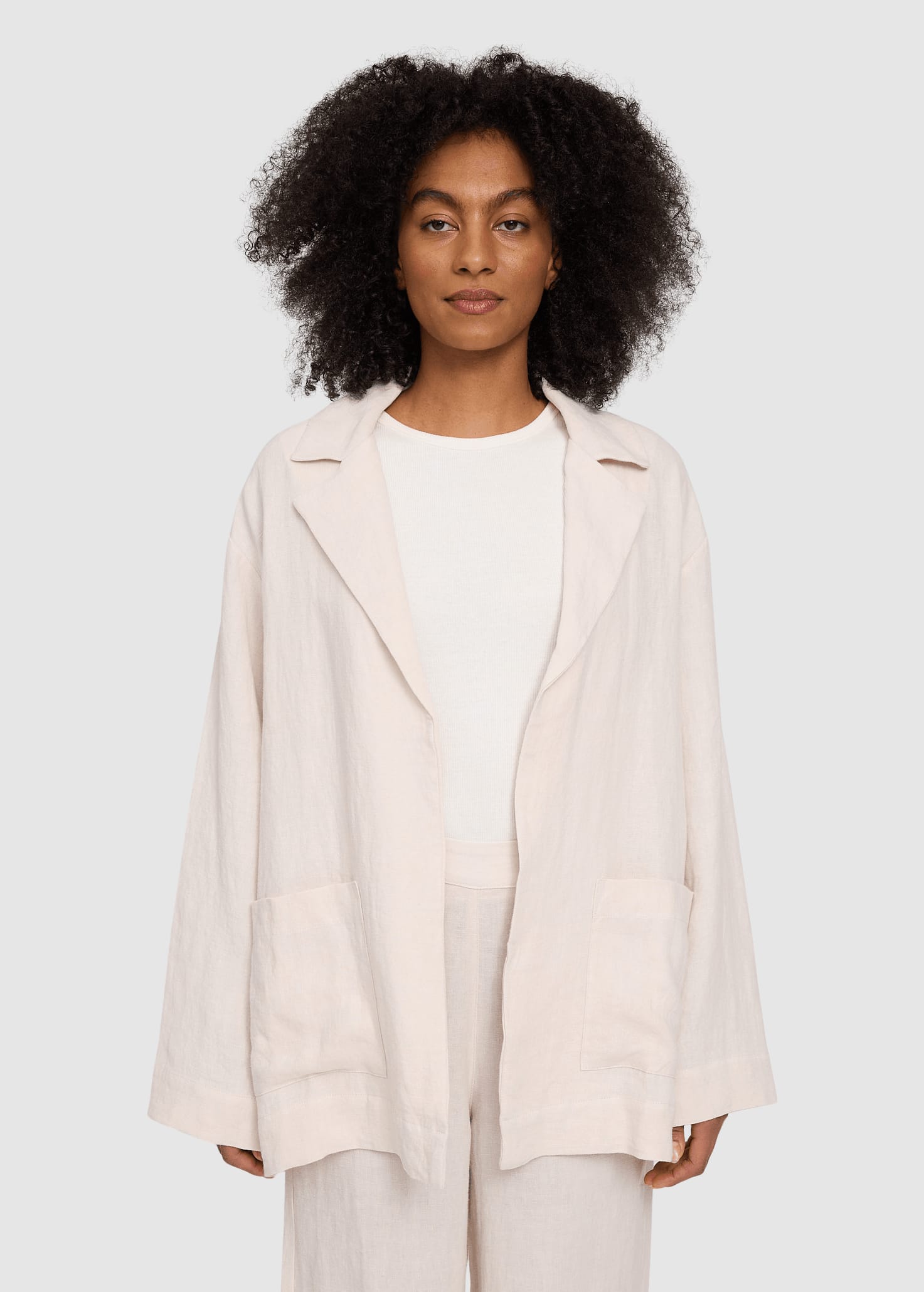 Linen Blazer Moon