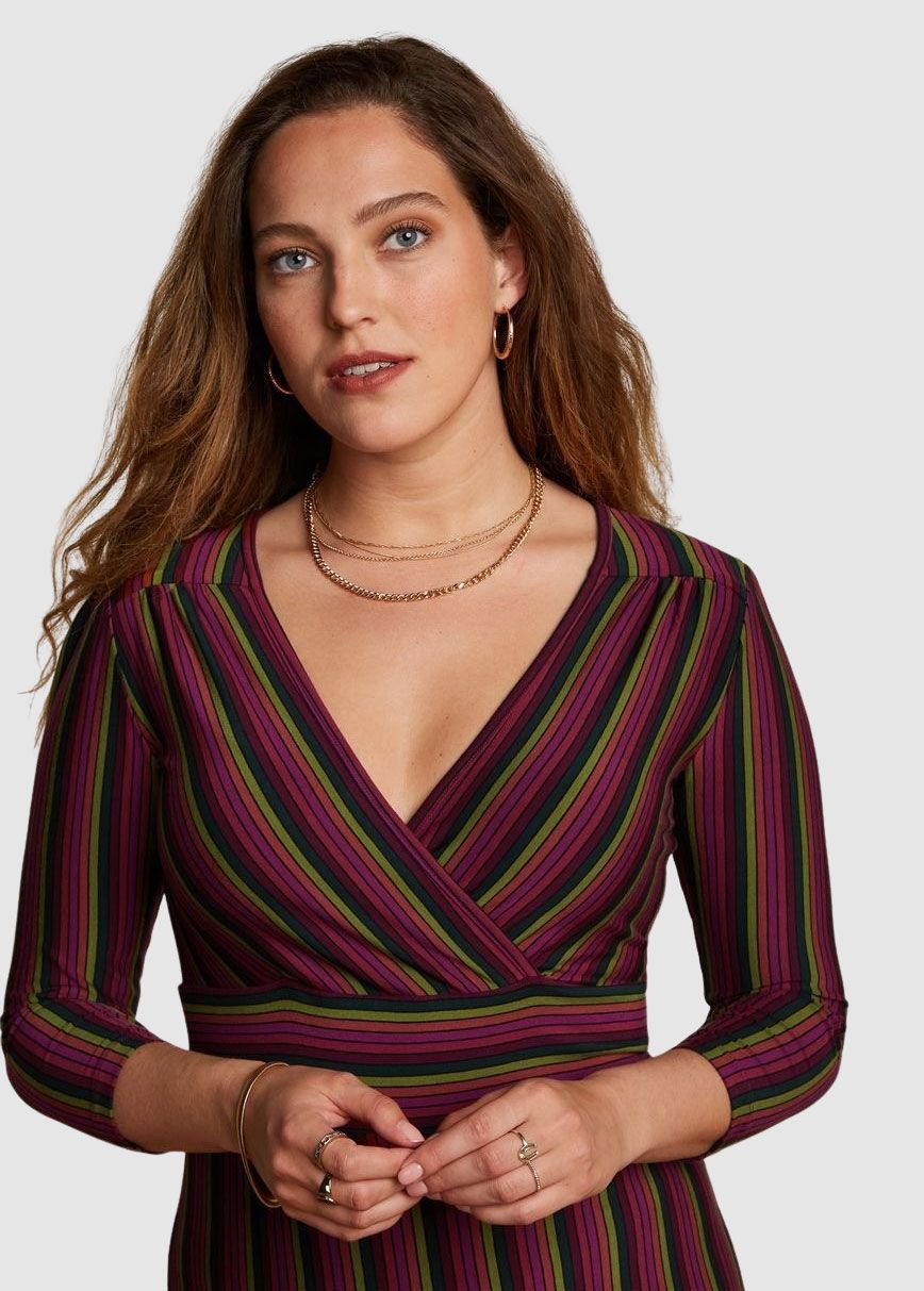 Cecil Dress Prosecco Stripe Cecil Dress Prosecco Stripe