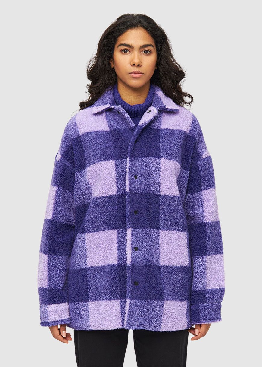 Checked Teddy Overshirt