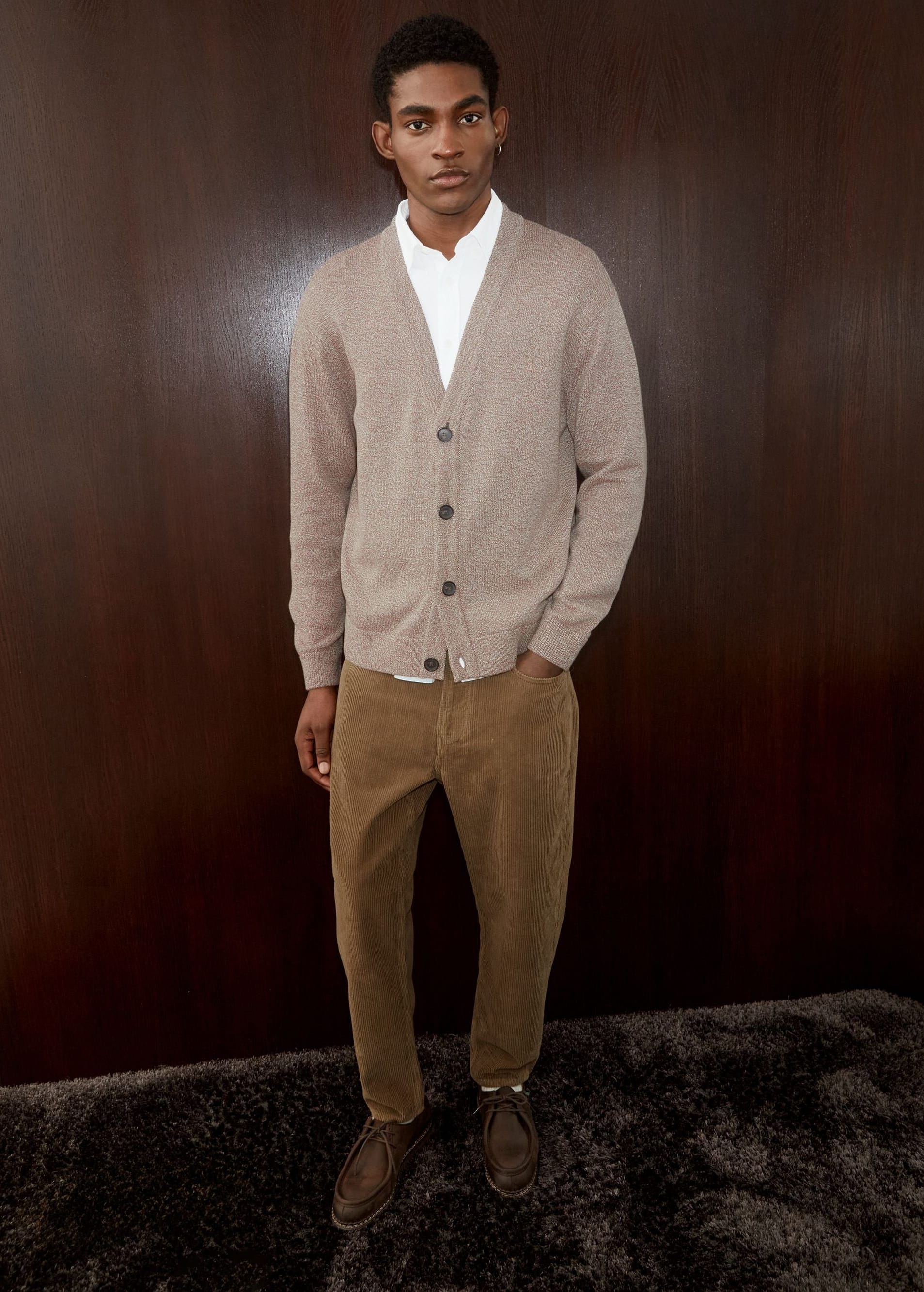 Maakx Relaxed Corduroy Pant Amberwood