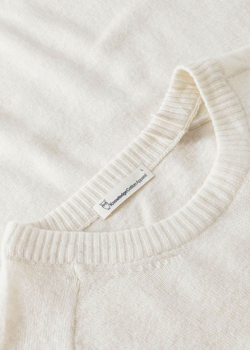 knowledge_cotton_apparel_lambswool_crew_neck_AW_25_KCA_80624_1387_Egret_3_8ac538c687 Lambswool Crew Neck
