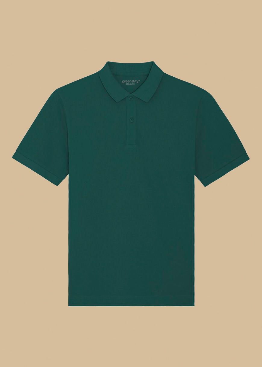 Glazed_Green_Polo_frei_vorne_54e9ec9f93 Classic Poloshirt Man